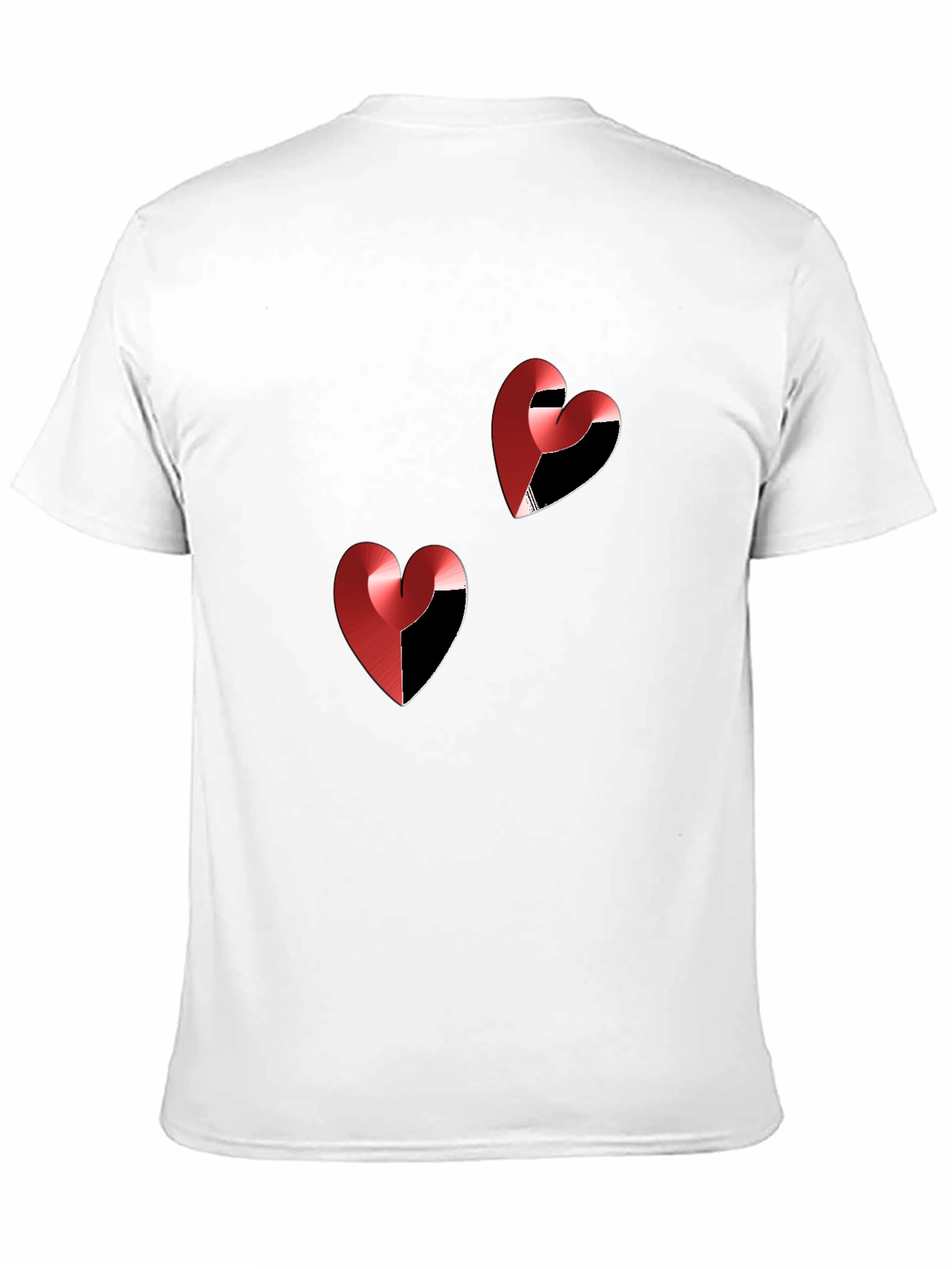 Heart Graphic Tee - Stylish Black Casual T-Shirt