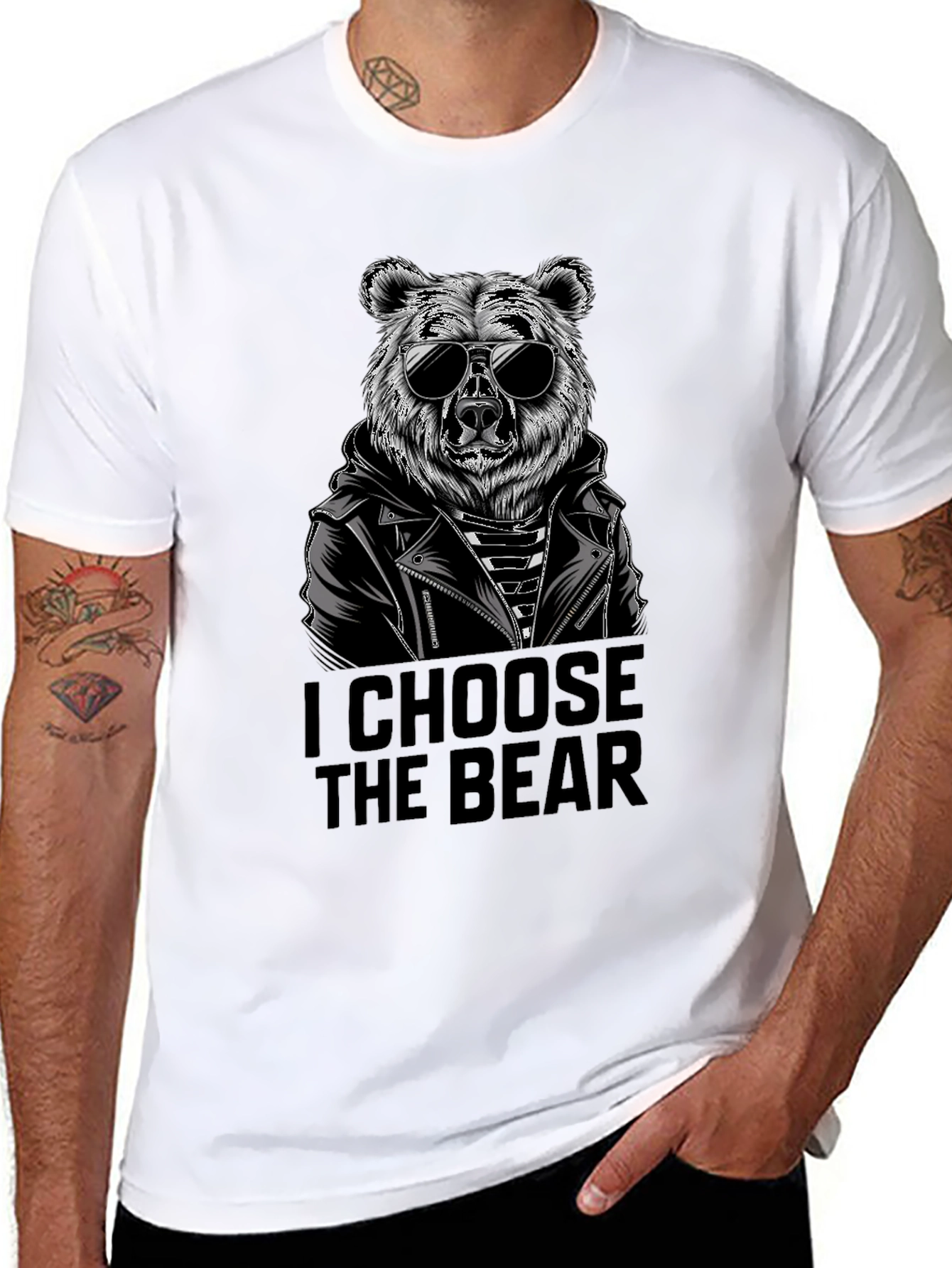 I Choose The Bear Graphic T-Shirt
