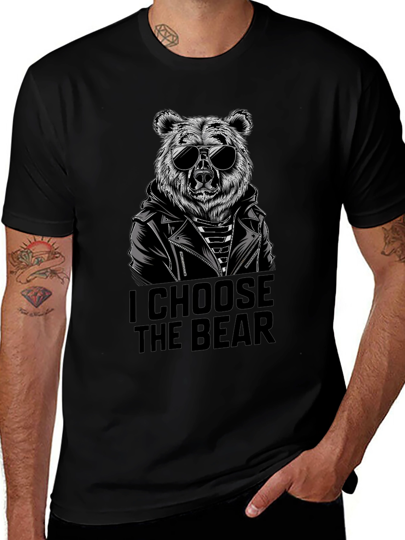 I Choose The Bear Graphic T-Shirt