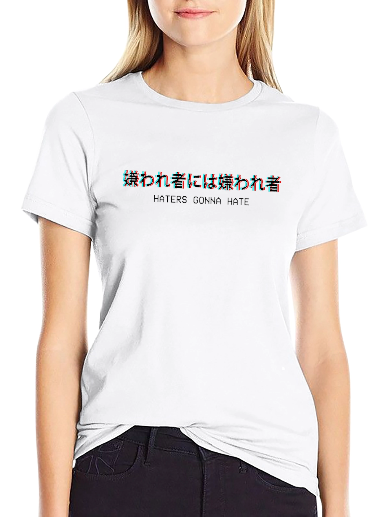 Haters Gonna Hate Black Crew Neck T-Shirt