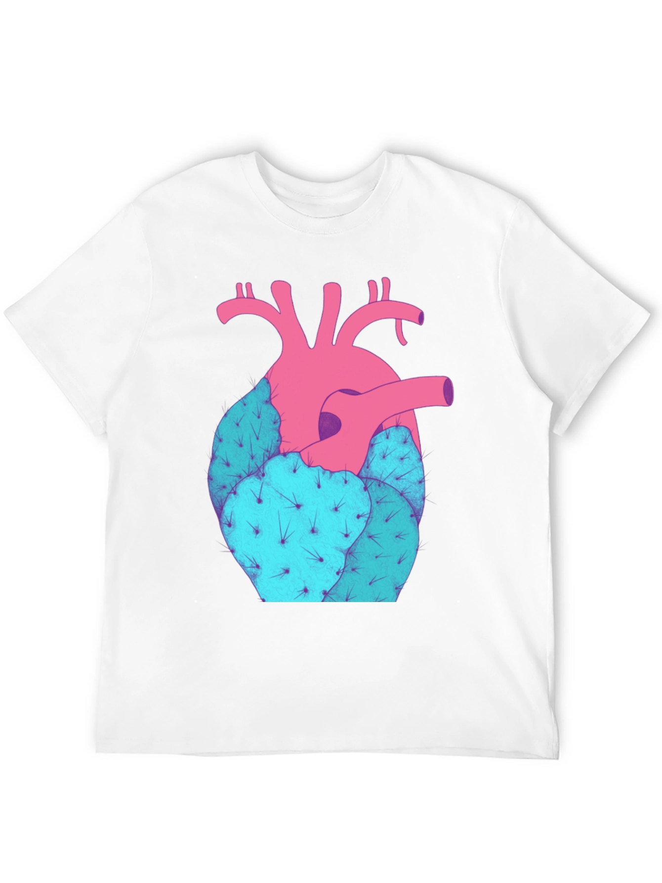 Heart Cactus Graphic Tee - Unisex