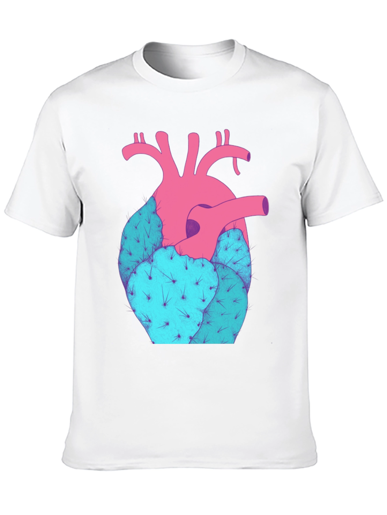Heart Cactus Graphic Tee - Unisex