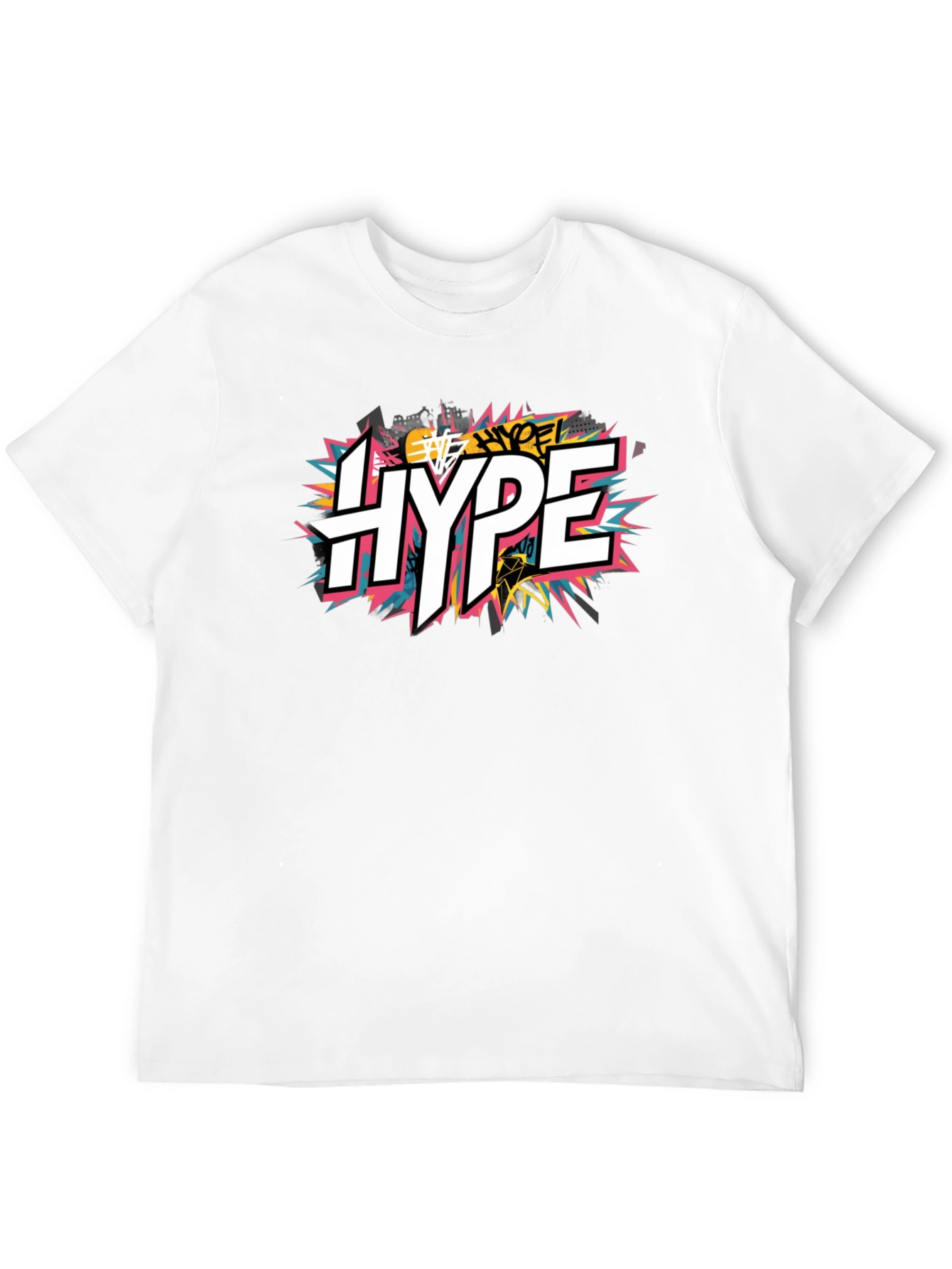 Hype Graphic Print Black T-Shirt