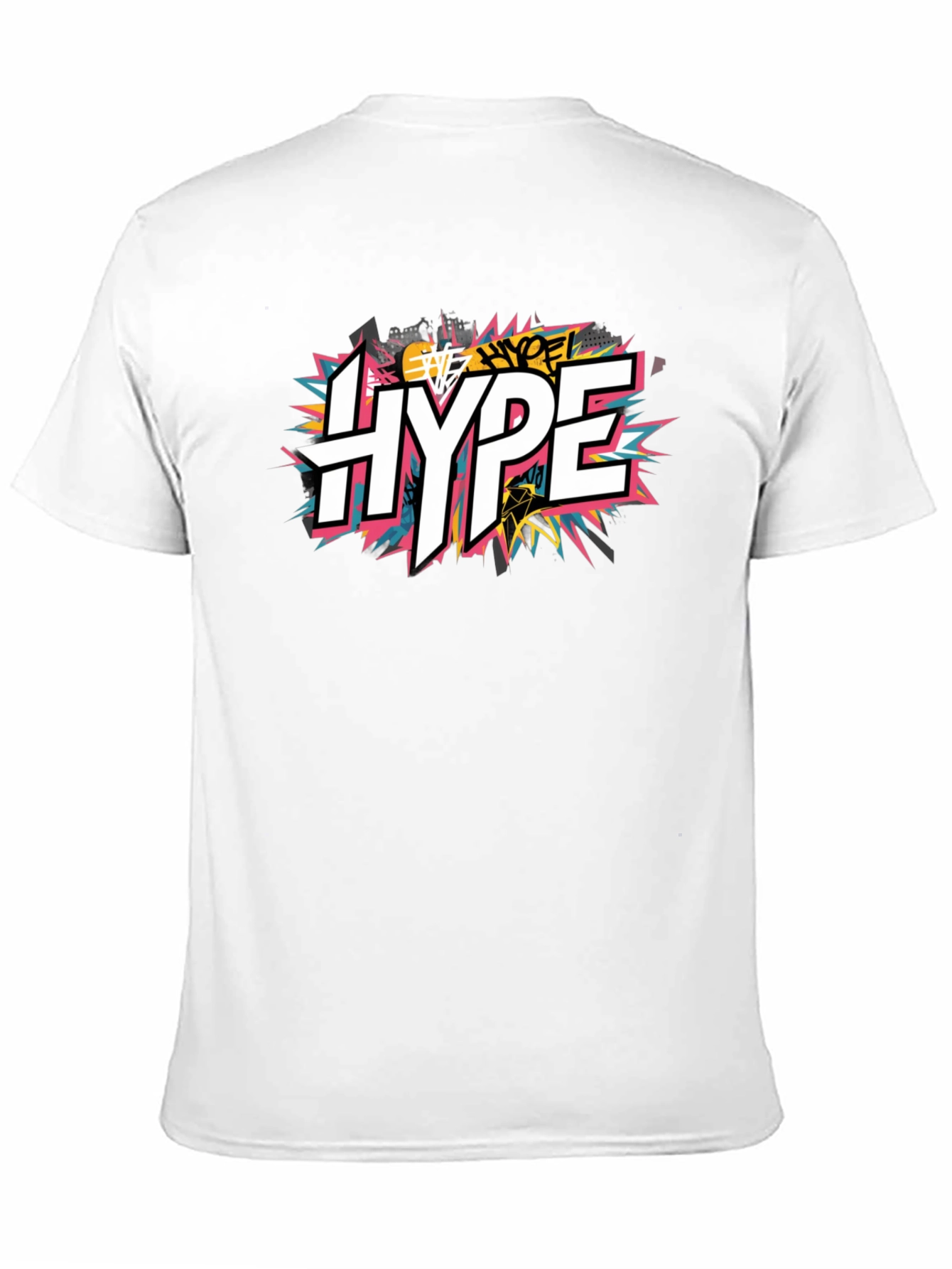 Hype Graphic Print Black T-Shirt