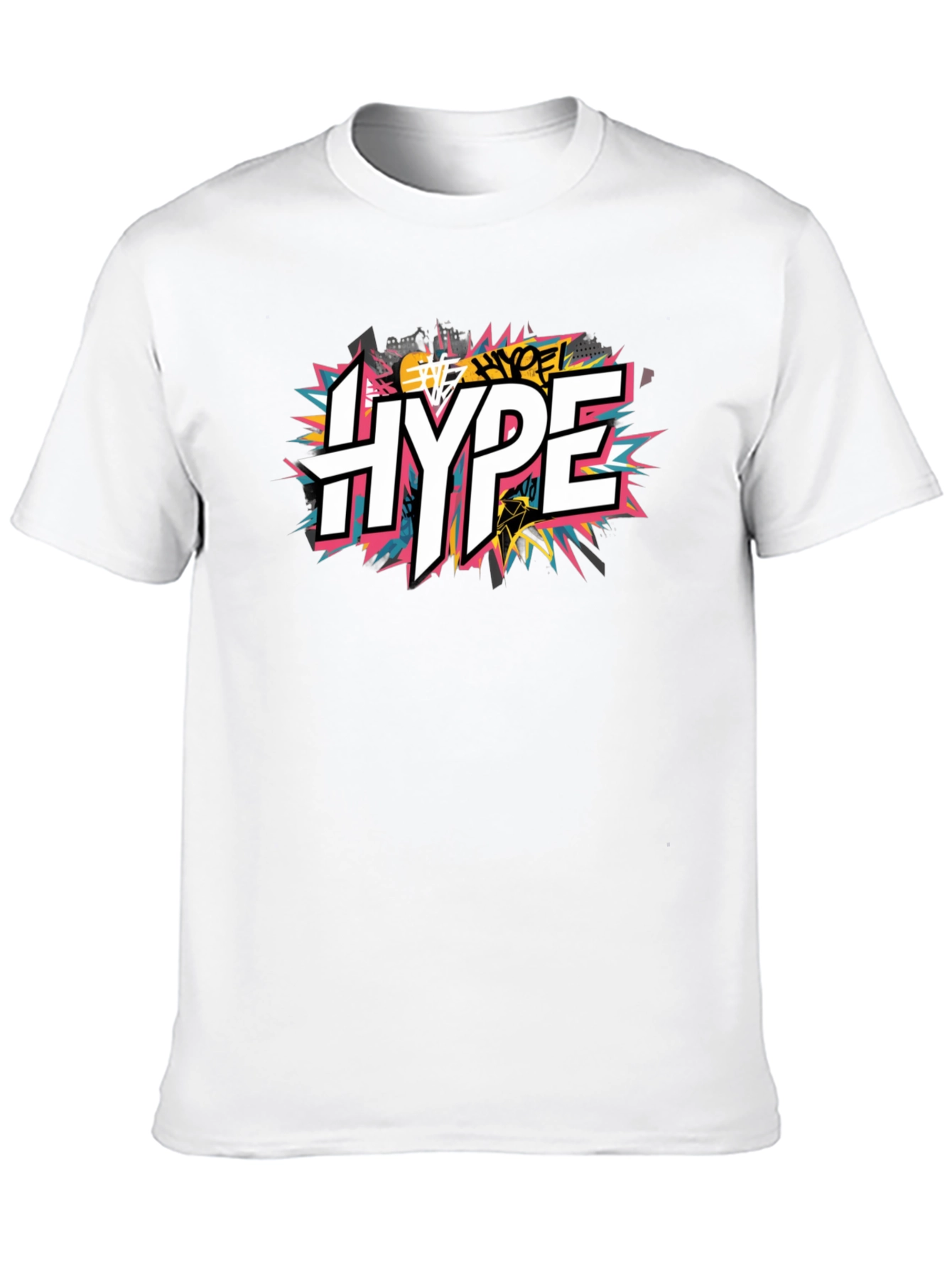 Hype Graphic Print Black T-Shirt