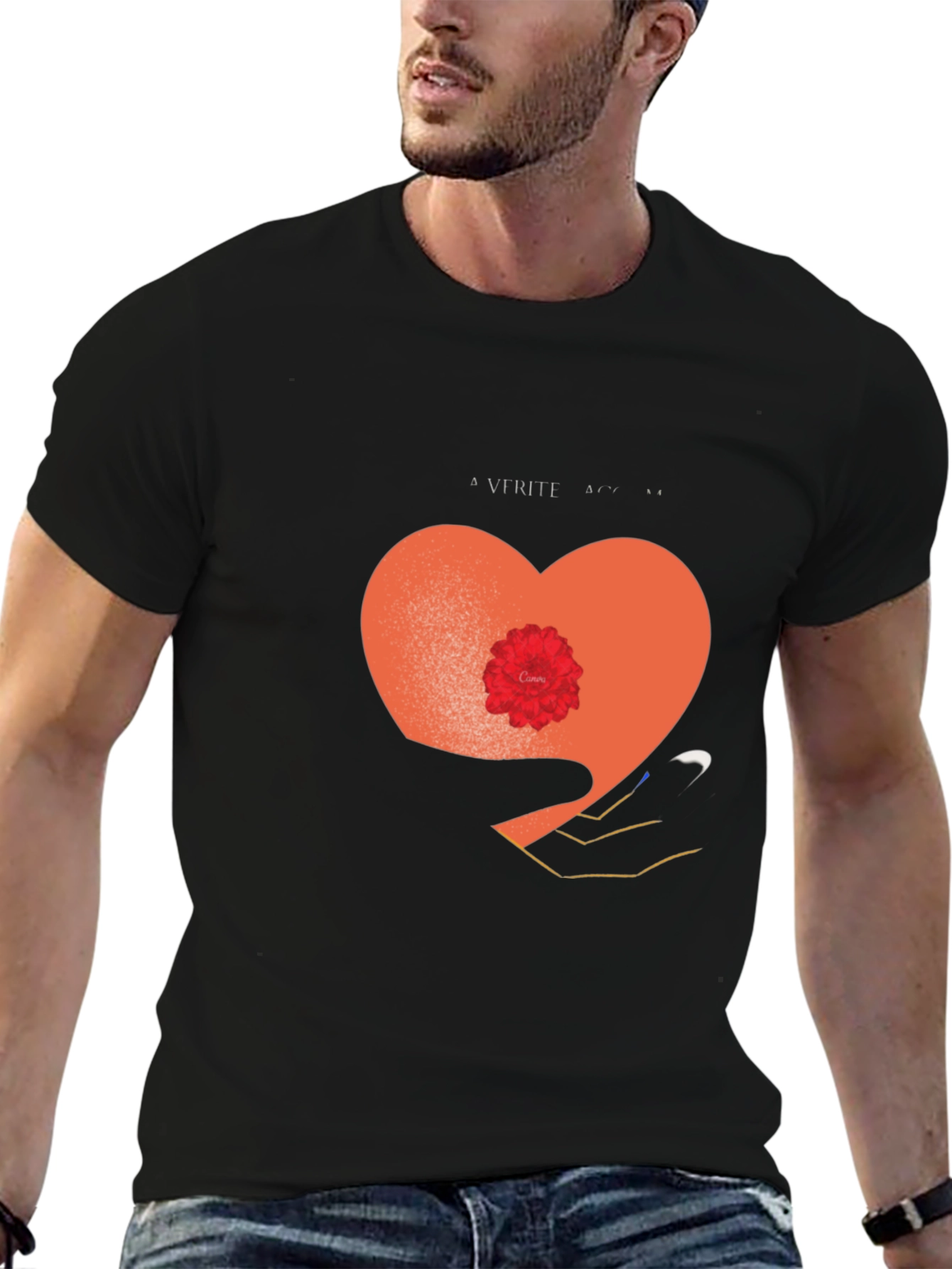 Heart Graphic Tee - Stylish and Unique Design