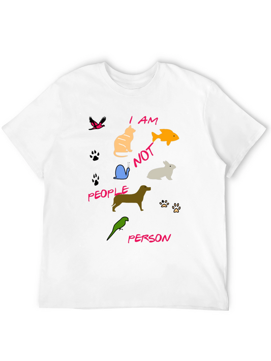 Animal Lover Tee - I am Not a People Person T-Shirt
