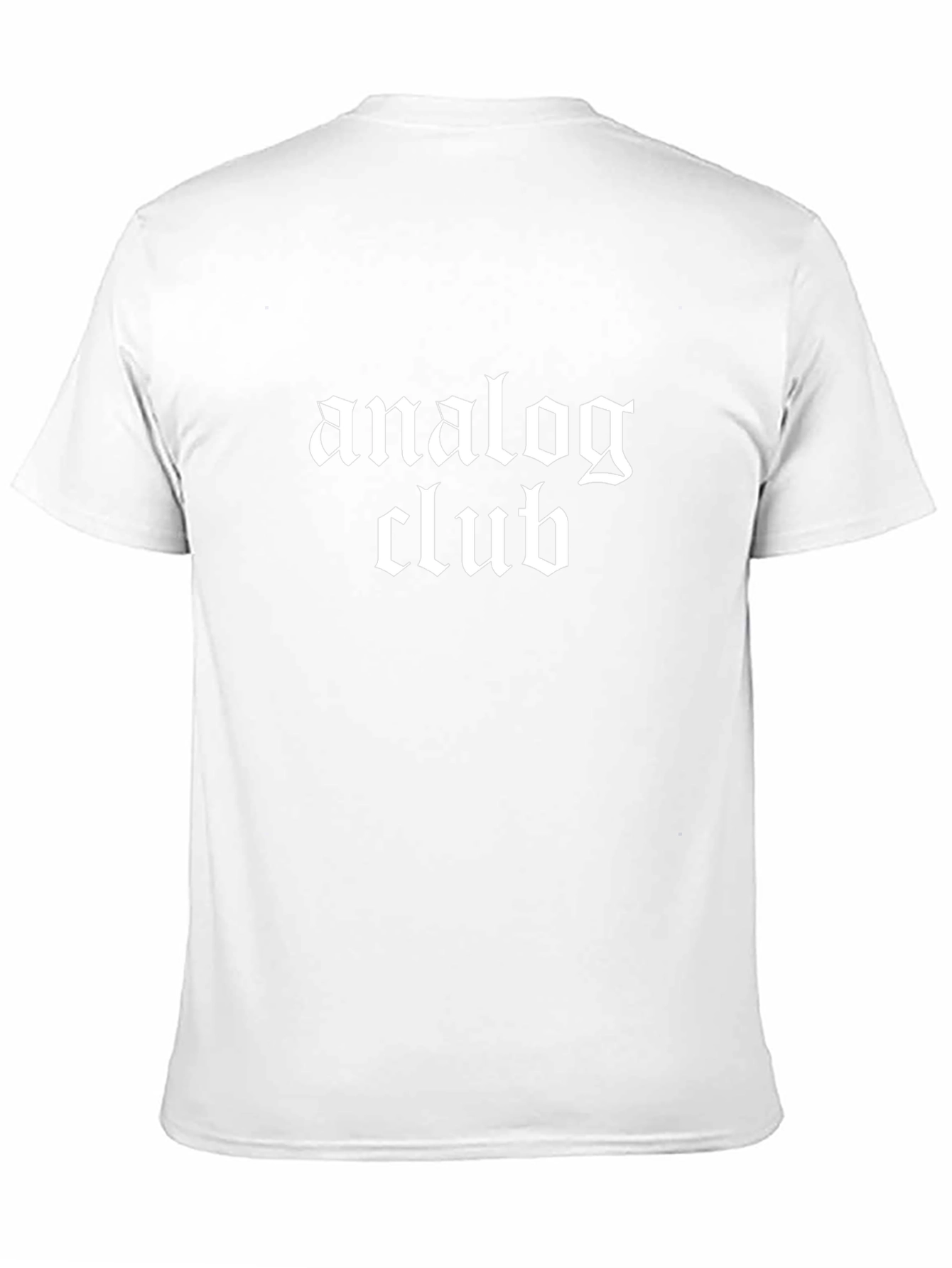 Analog Club T-Shirt - Black Graphic Tee