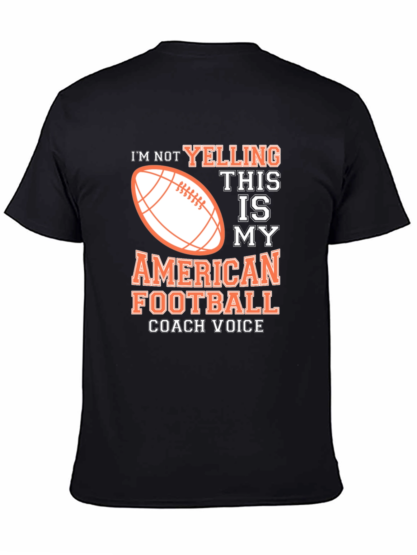 American Football Coach Voice Graphic T-Shirt