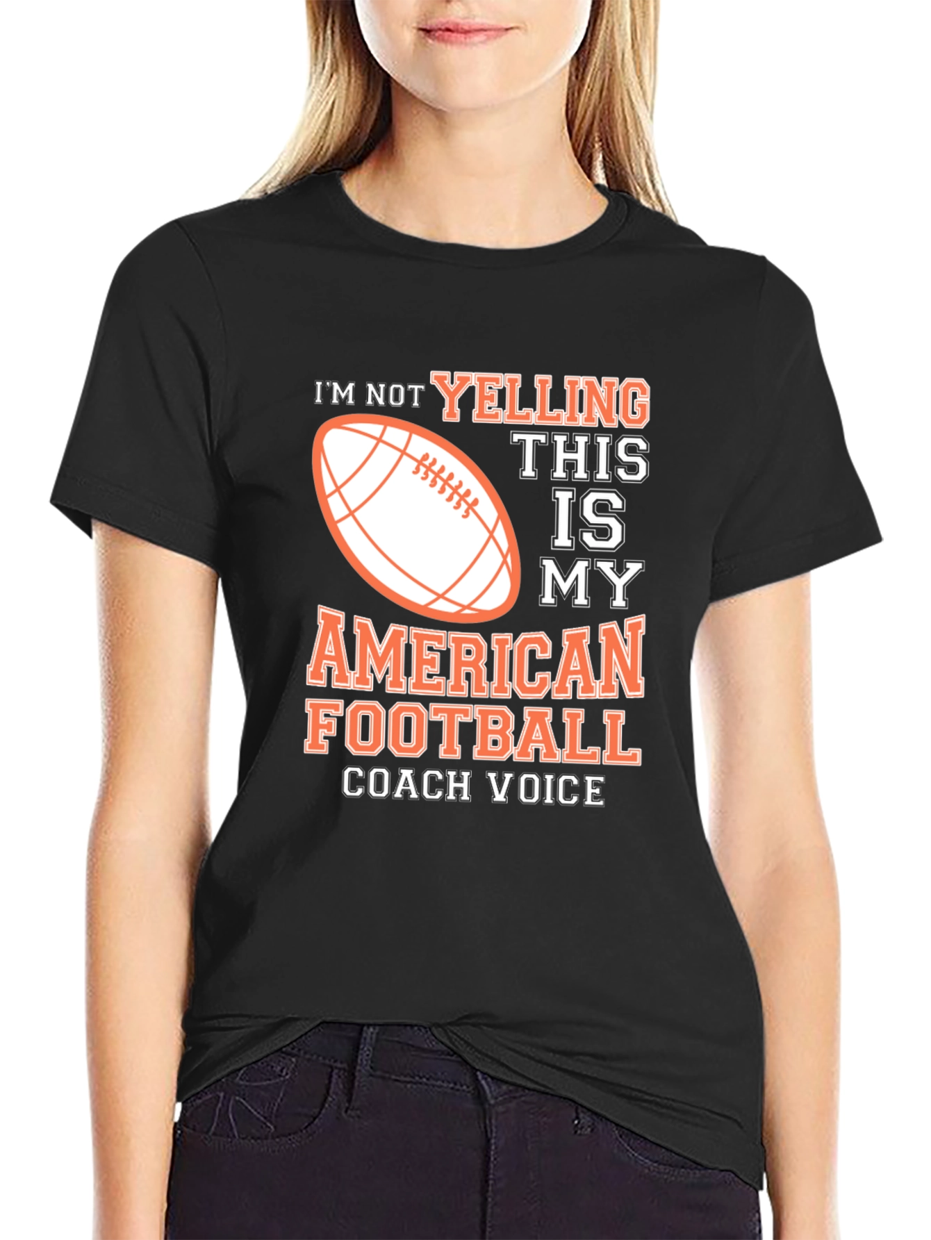 American Football Coach Voice Graphic T-Shirt
