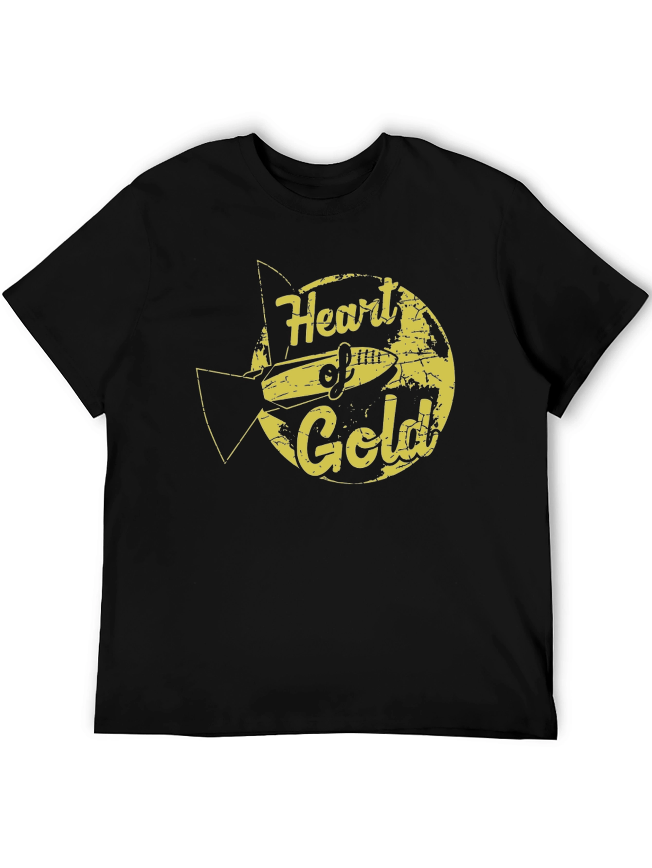 Heart of Gold Graphic Tee - Retro Sci-Fi Style