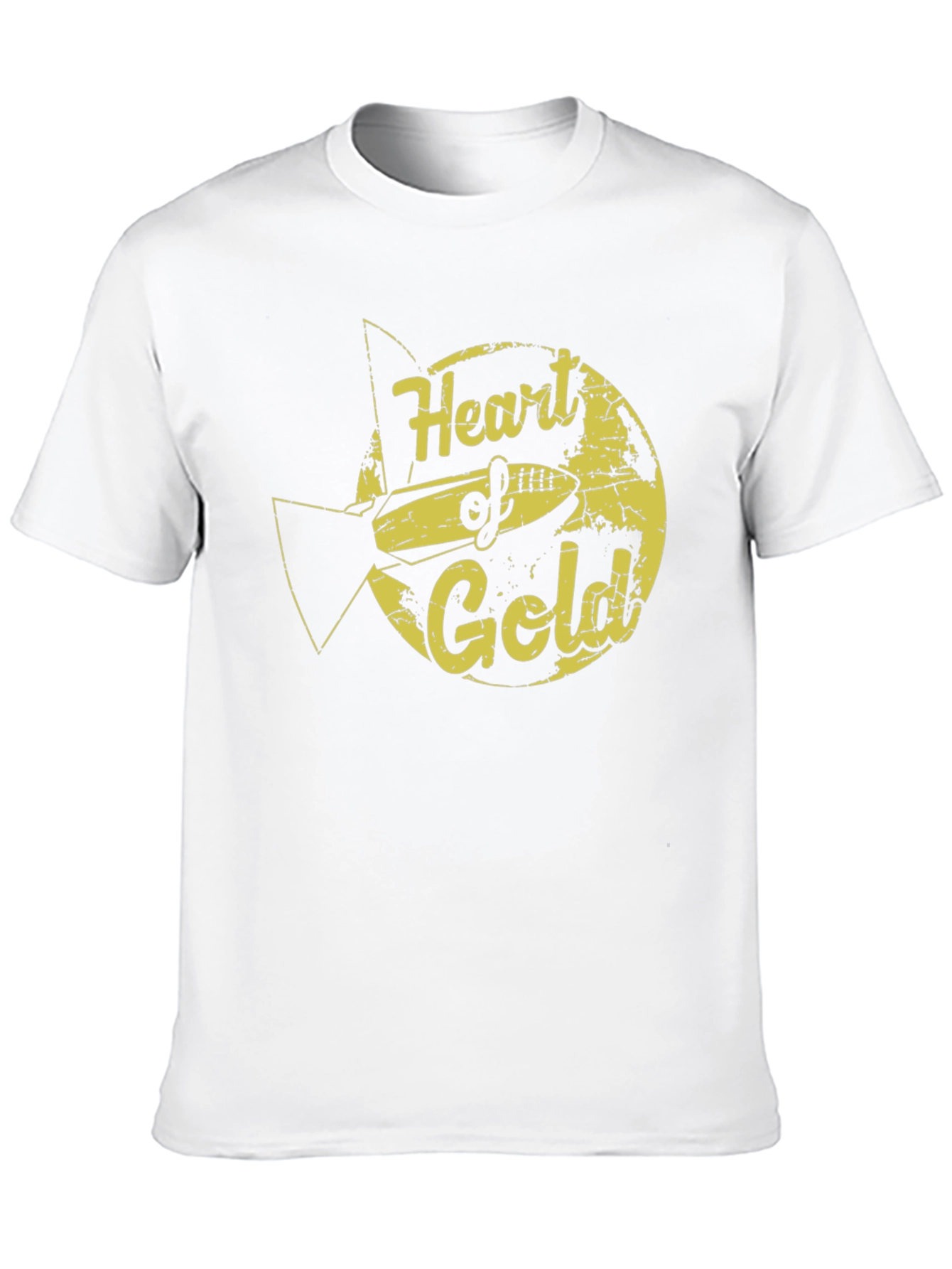 Heart of Gold Graphic Tee - Retro Sci-Fi Style