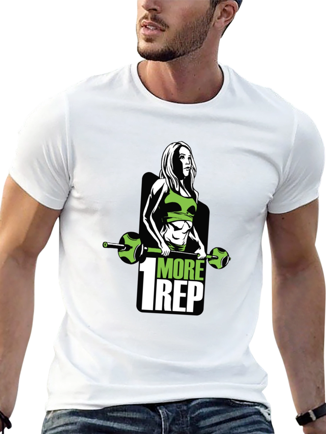 1 More Rep Fitness Graphic T-Shirt