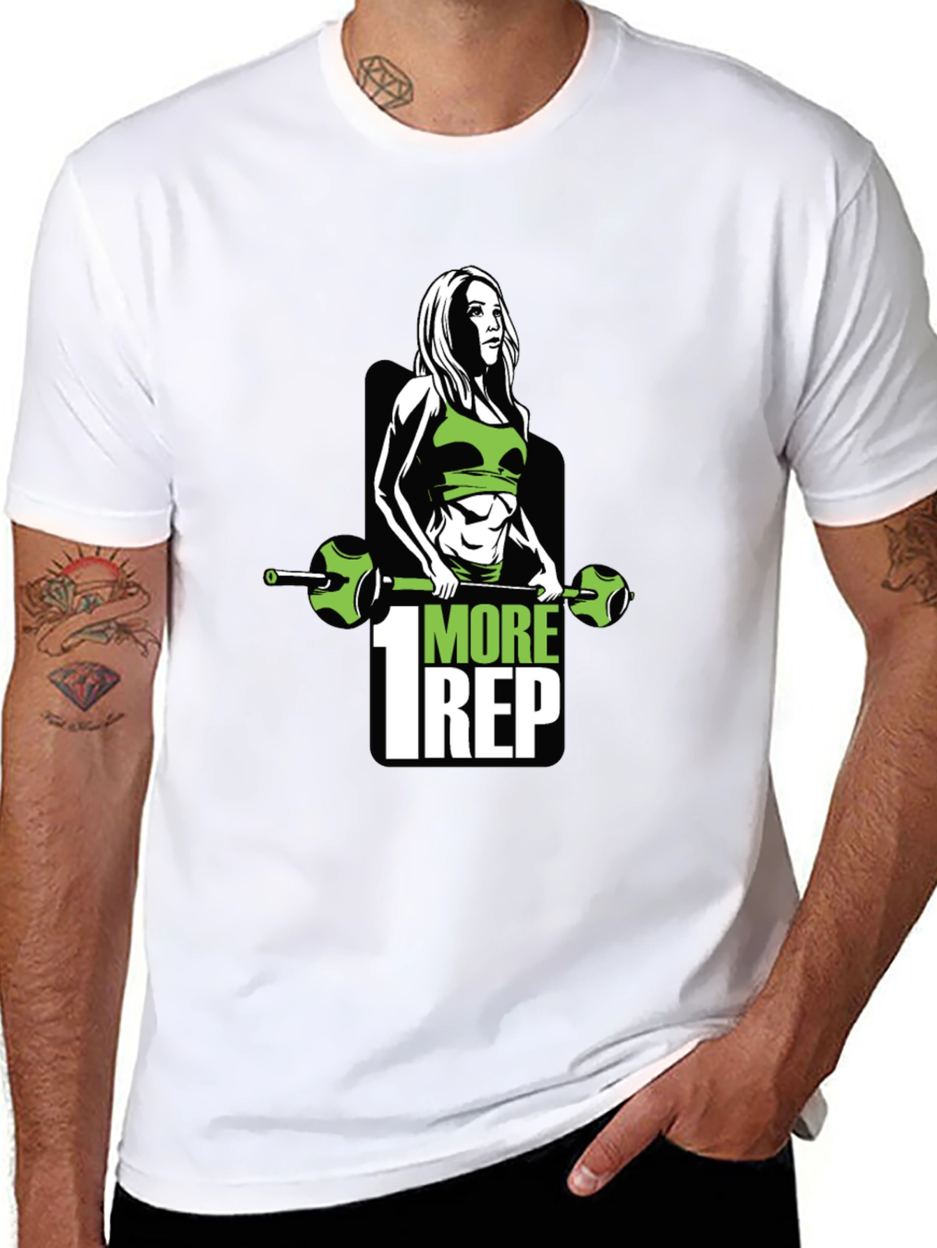 1 More Rep Fitness Graphic T-Shirt