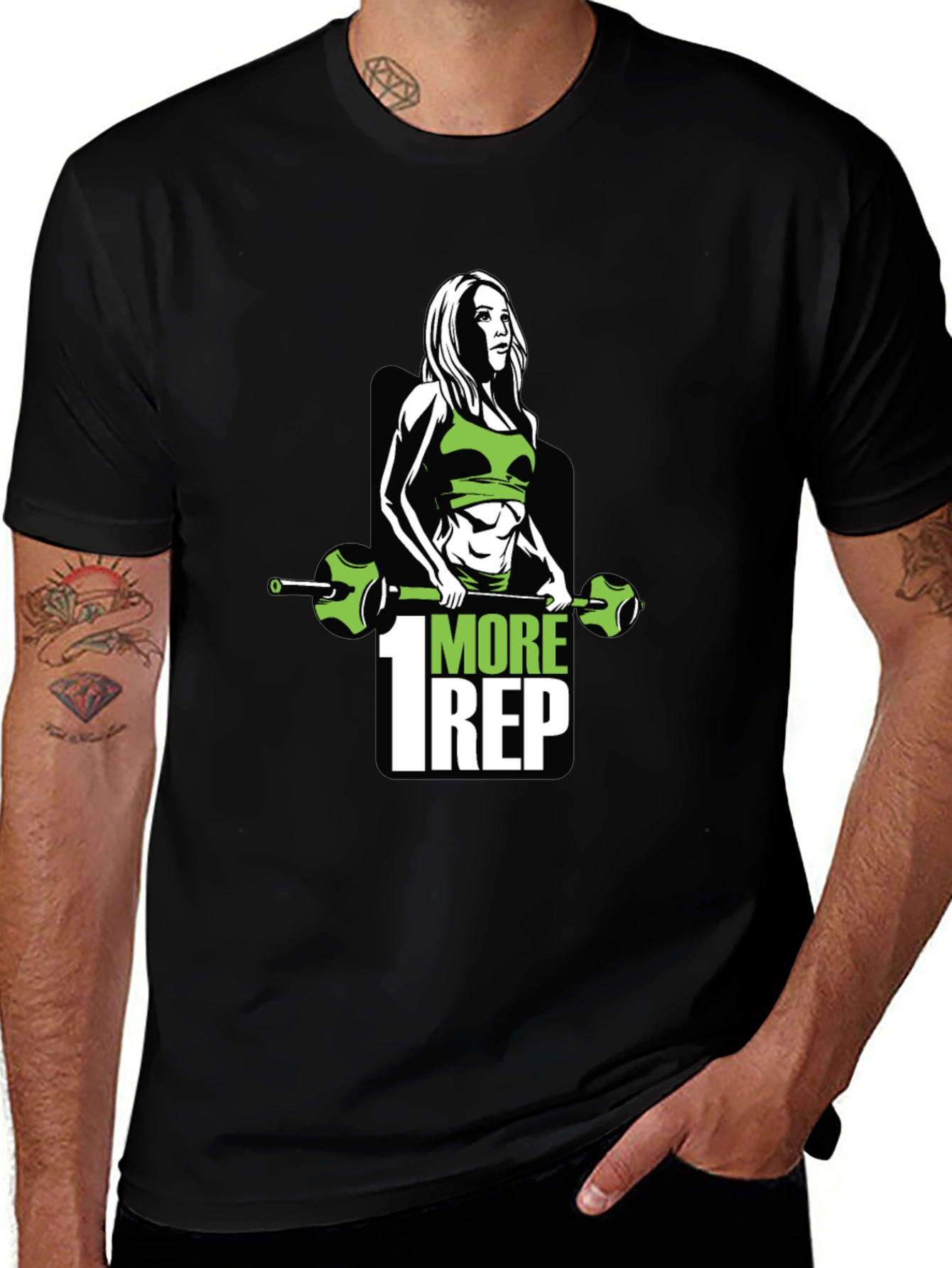 1 More Rep Fitness Graphic T-Shirt
