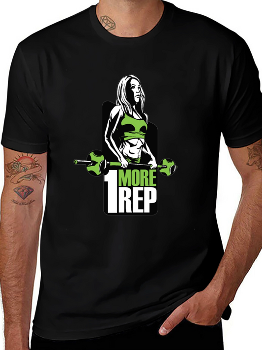 1 More Rep Fitness Graphic T-Shirt