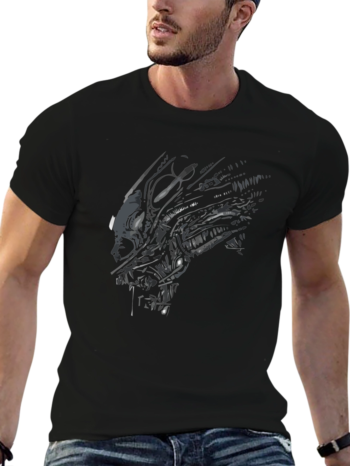 Alien Graphic Tee - Sci-Fi Horror T-Shirt