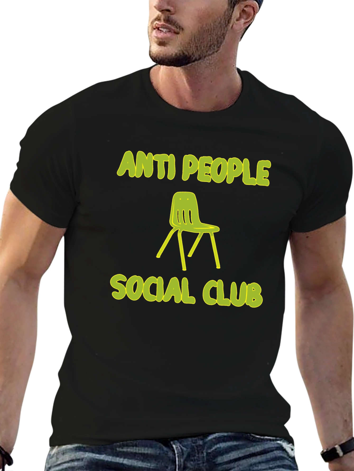 Anti People Social Club Graphic Tee - Novelty T-Shirt