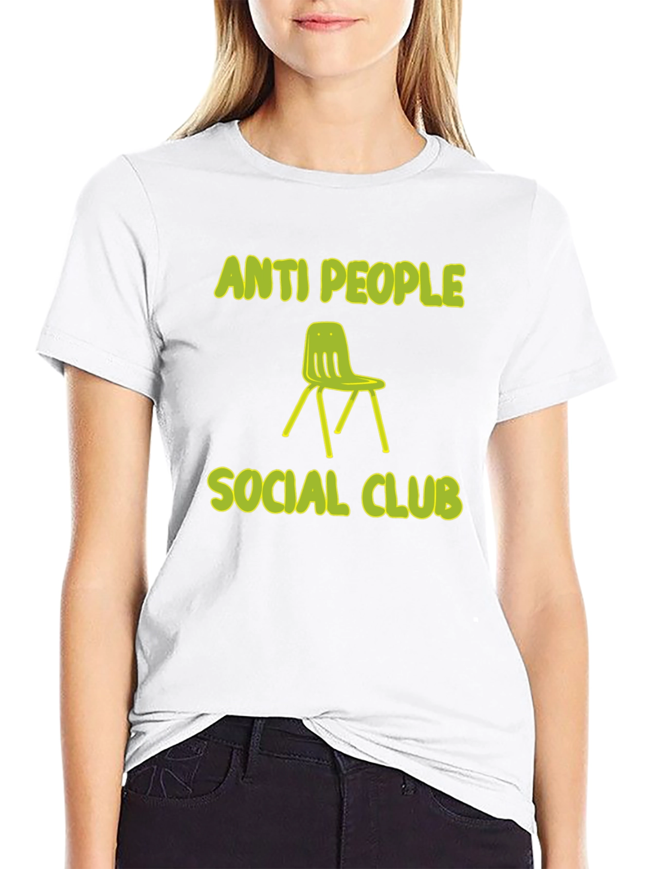 Anti People Social Club Graphic Tee - Novelty T-Shirt