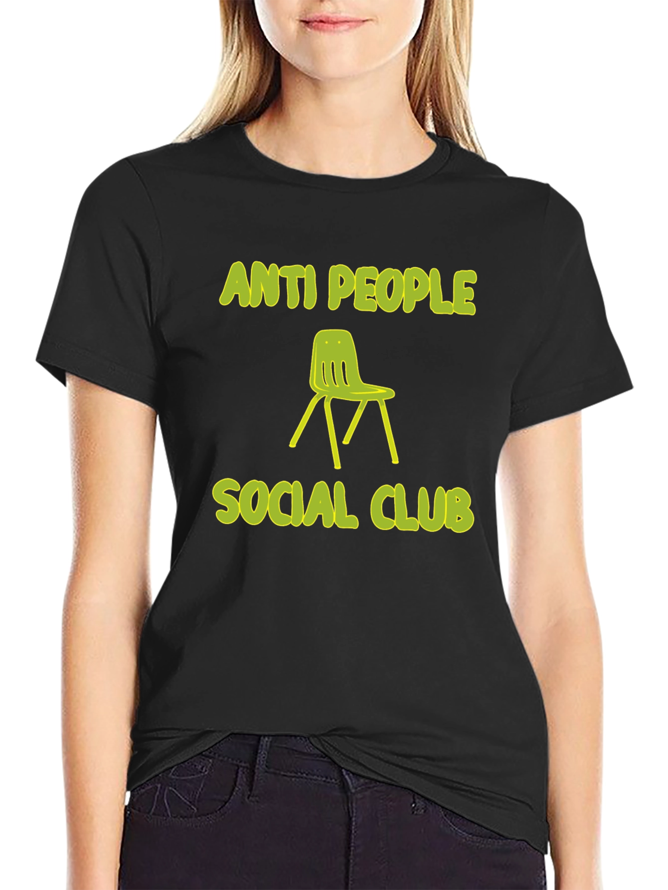 Anti People Social Club Graphic Tee - Novelty T-Shirt