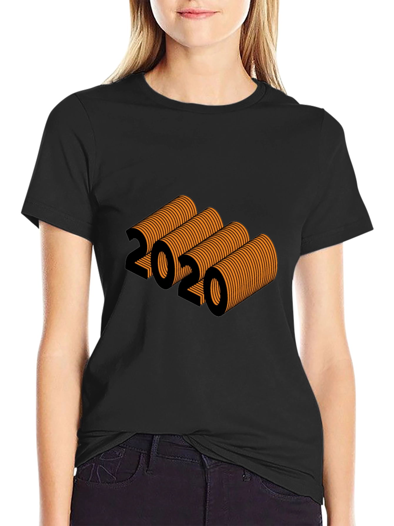 2020 Graphic Tee - Black Short Sleeve