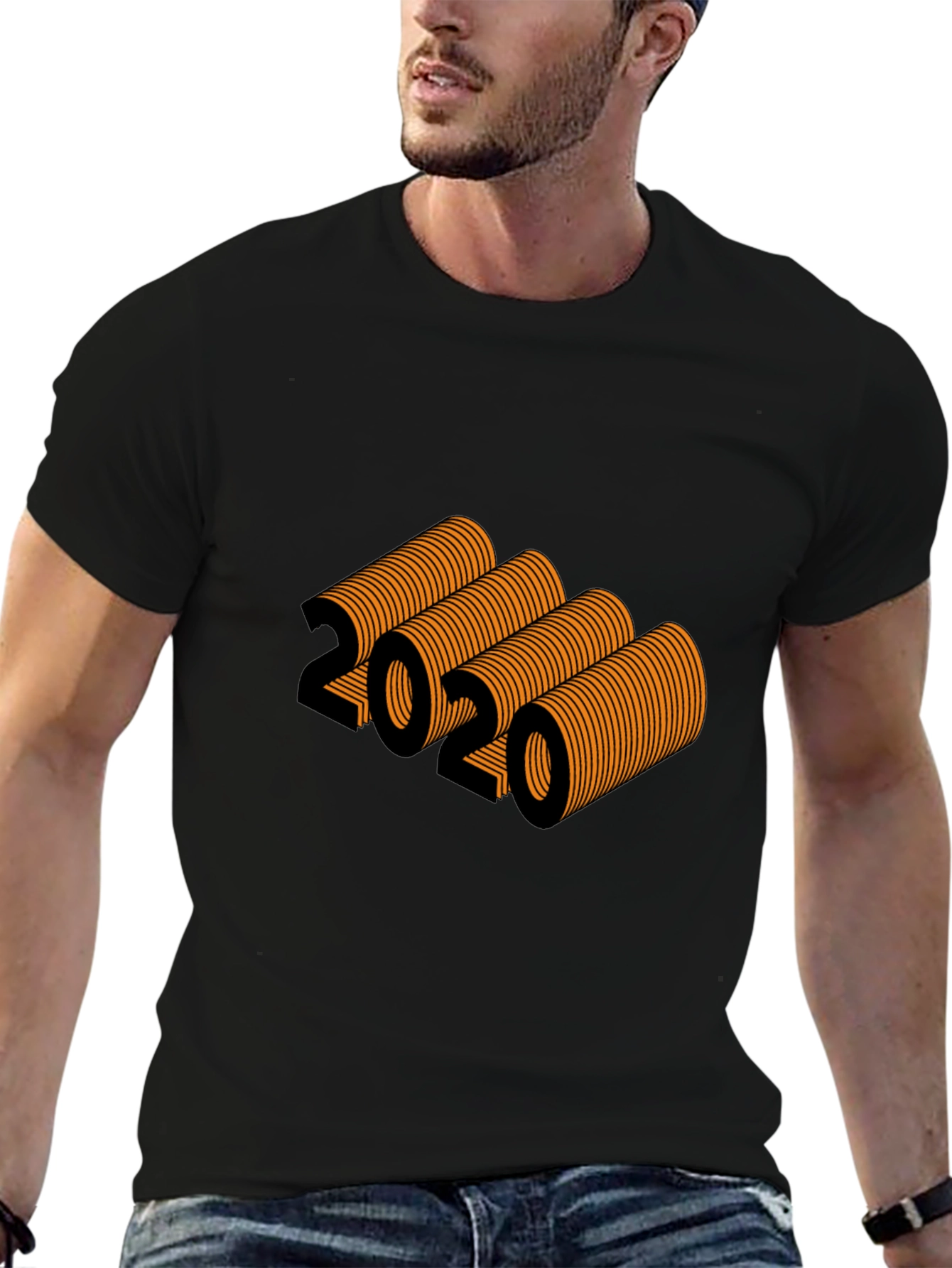 2020 Graphic Tee - Black Short Sleeve