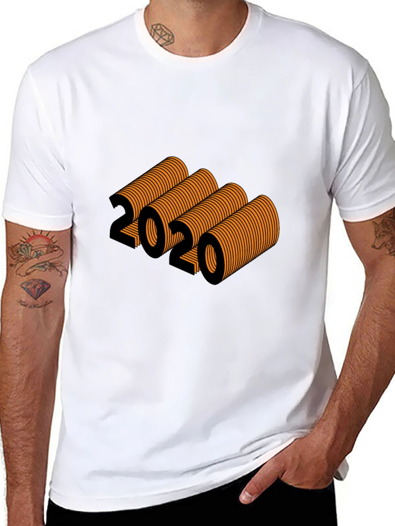 2020 Graphic Tee - Black Short Sleeve