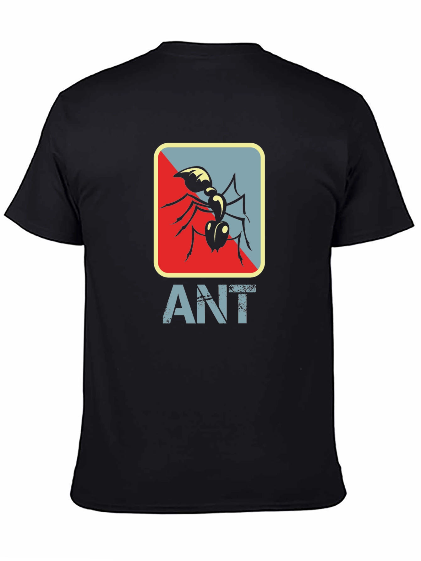 Ant Graphic Tee - Stylish Mens Black T-Shirt