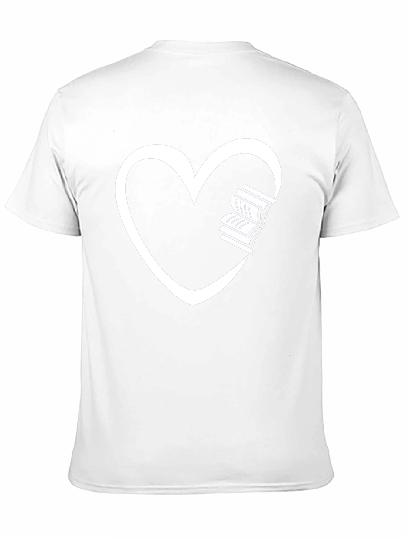 Heart Books Graphic Tee - Love Reading!