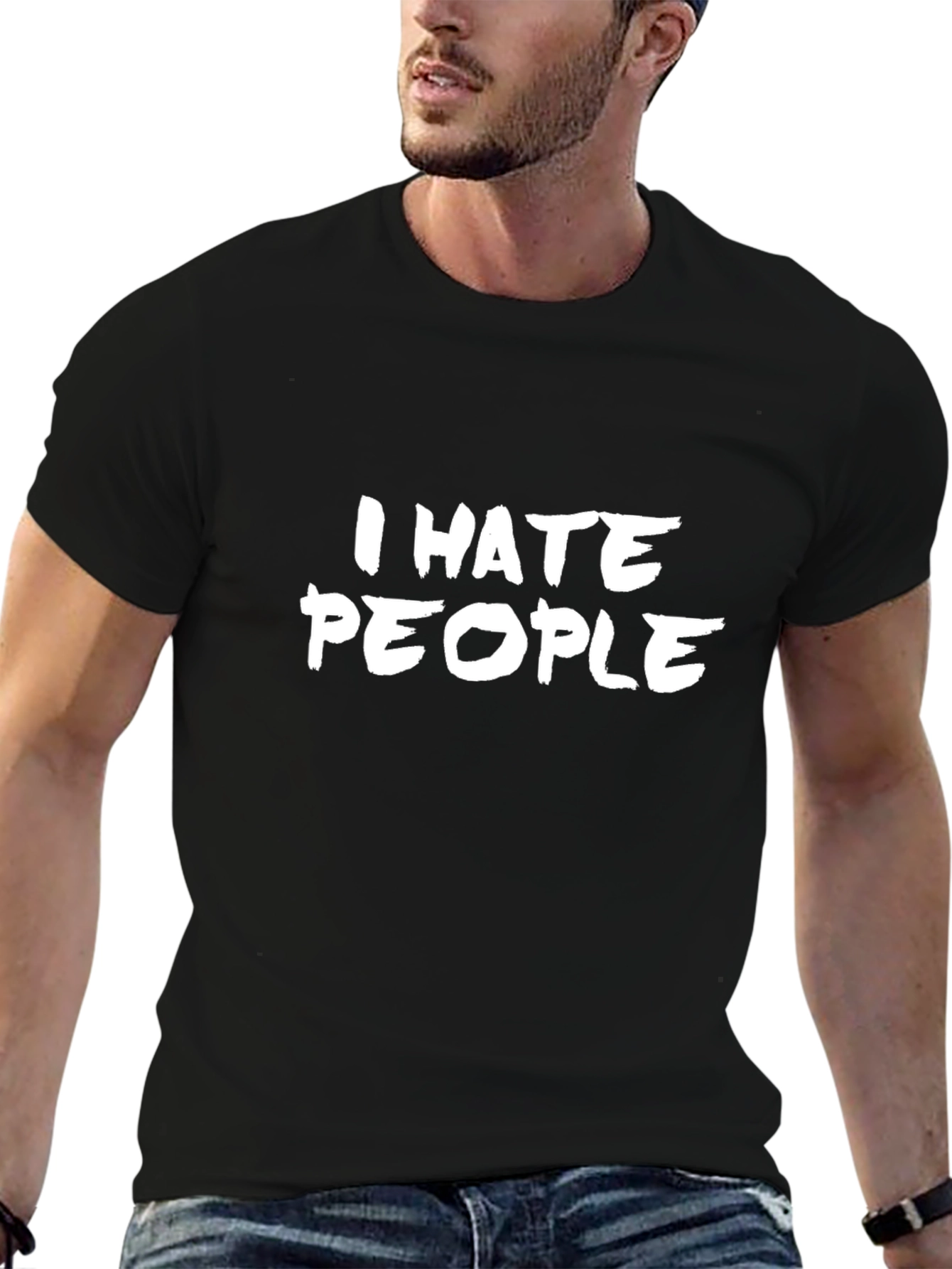 I Hate People Graphic T-Shirt - Bold Statement Tee