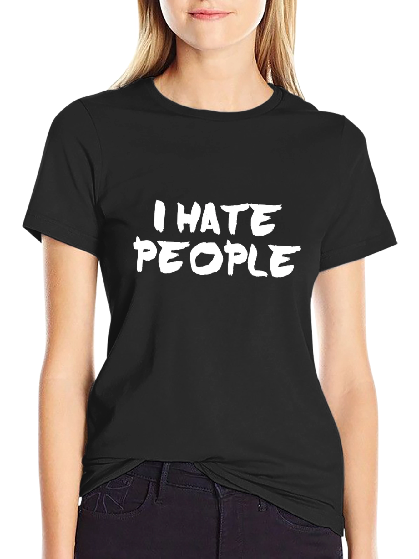 I Hate People Graphic T-Shirt - Bold Statement Tee
