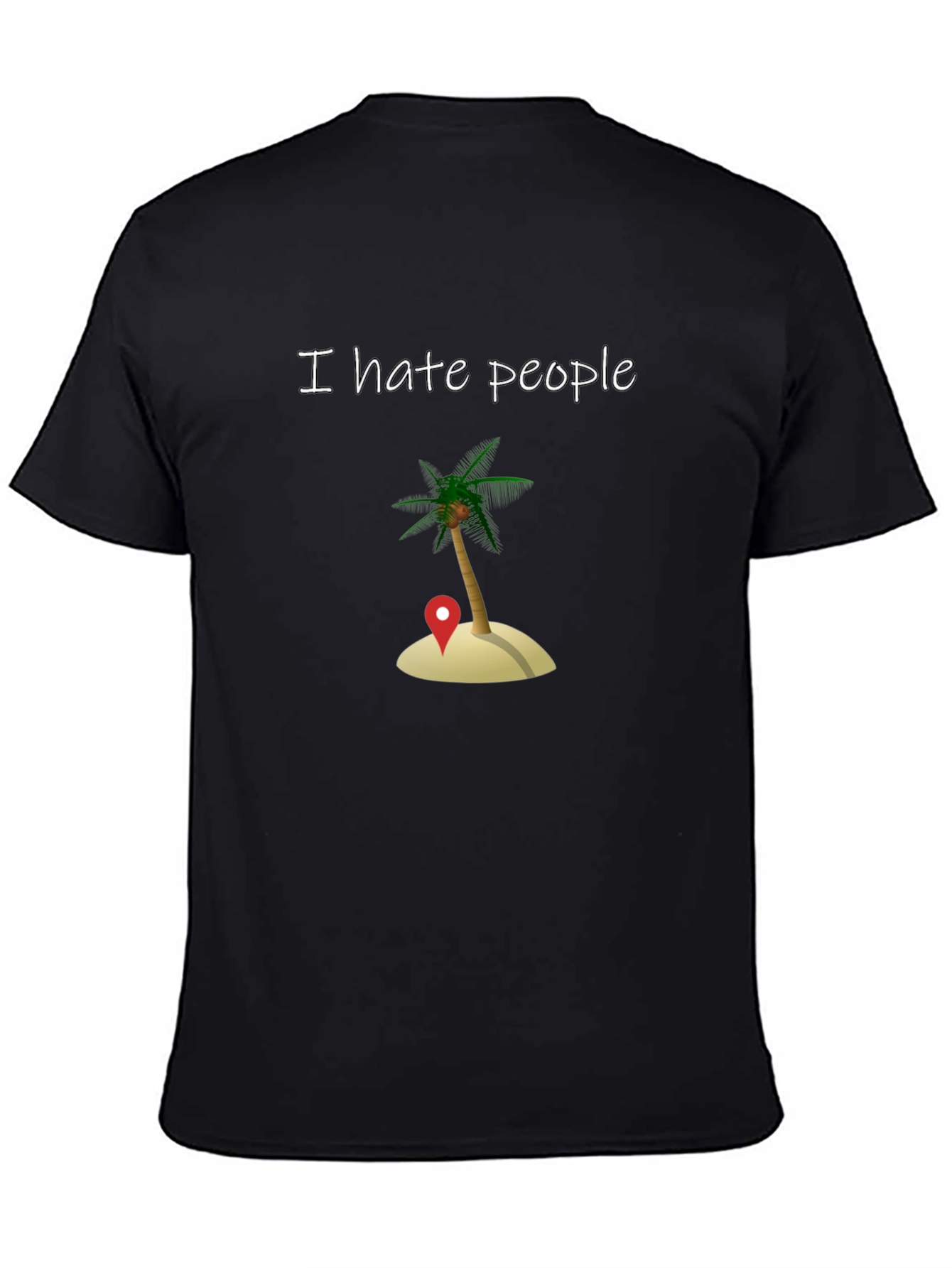 I Hate People Island Graphic T-Shirt