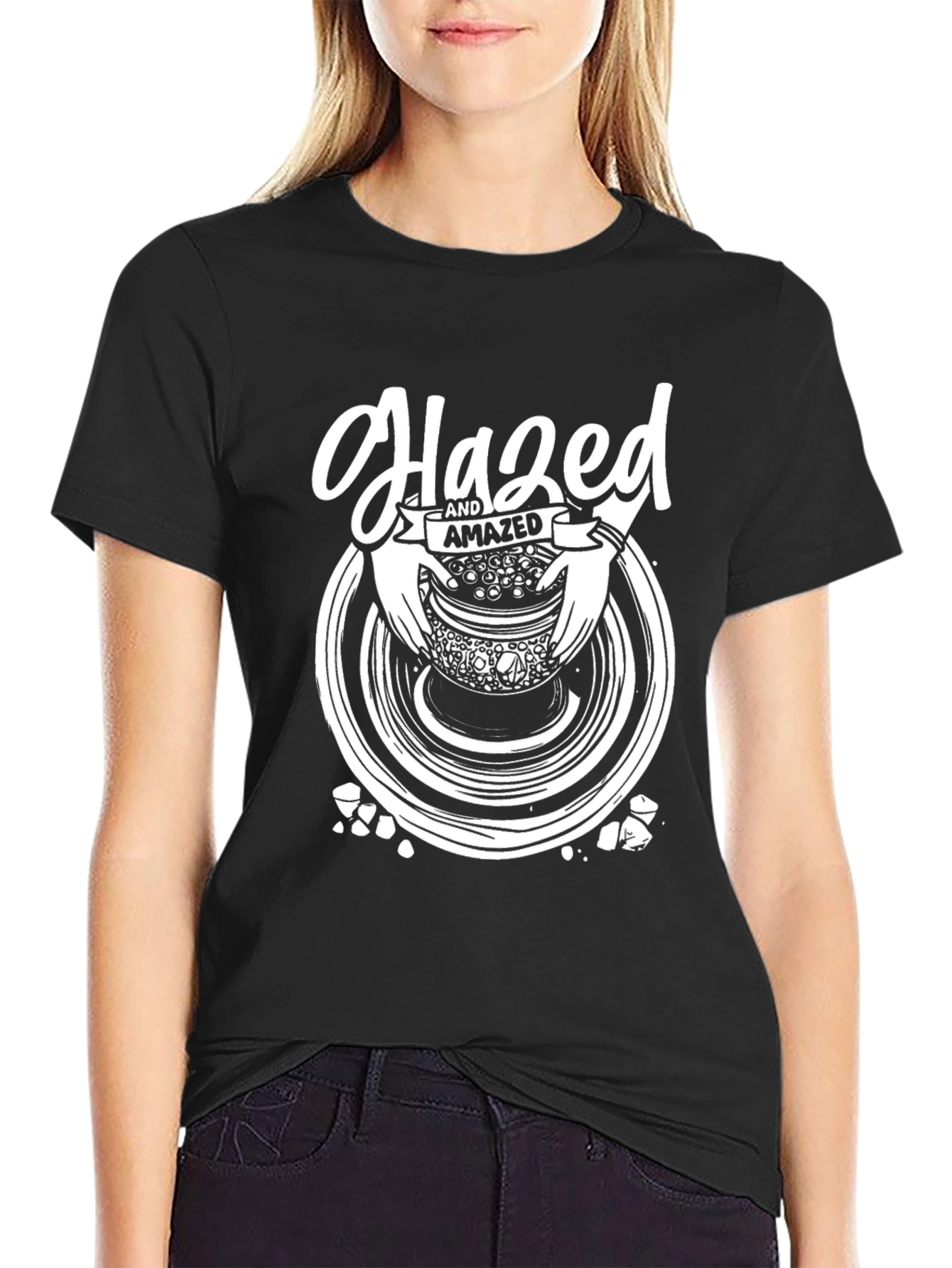 Hazed & Amazed Pottery Design T-Shirt