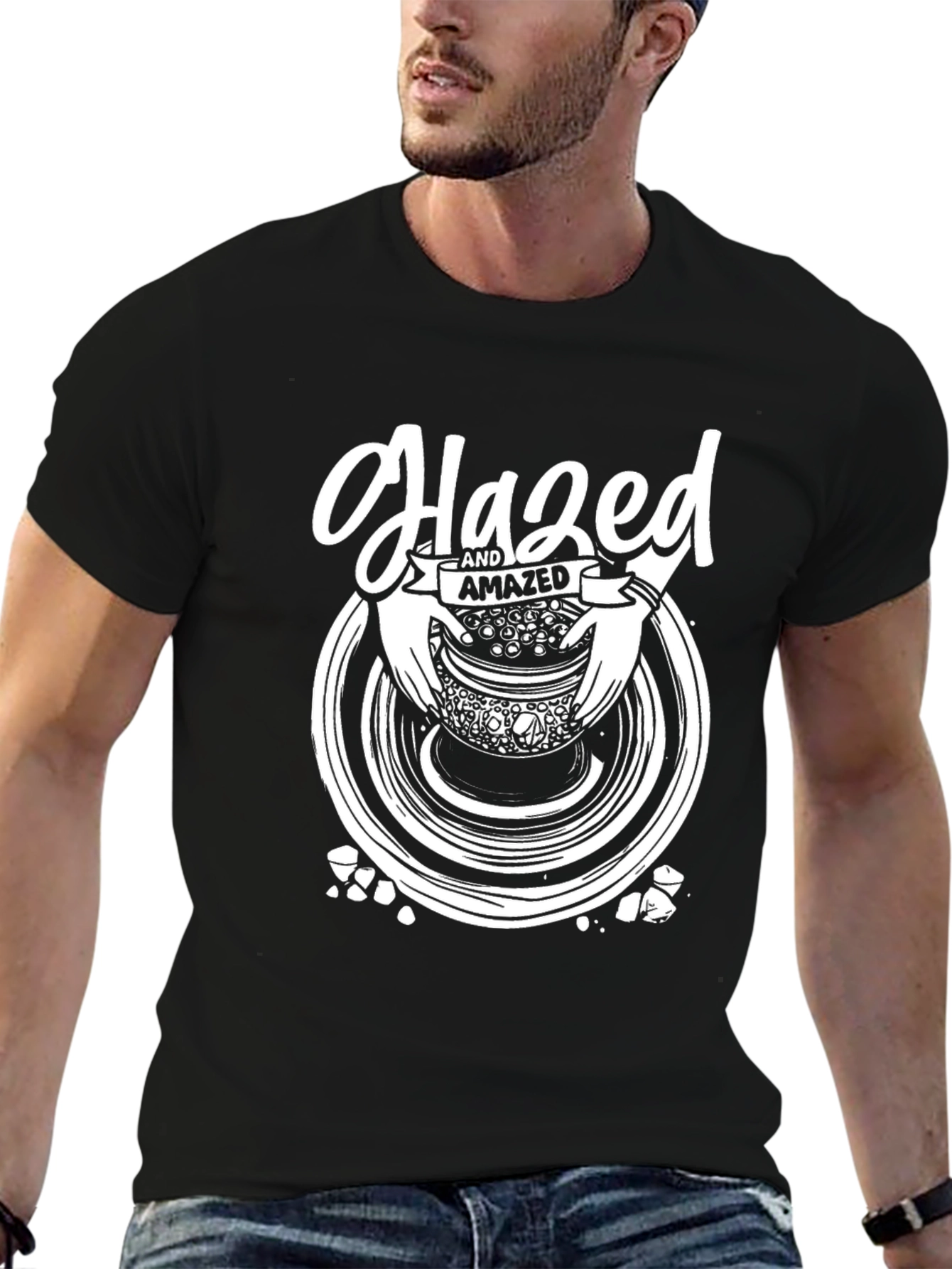 Hazed & Amazed Pottery Design T-Shirt