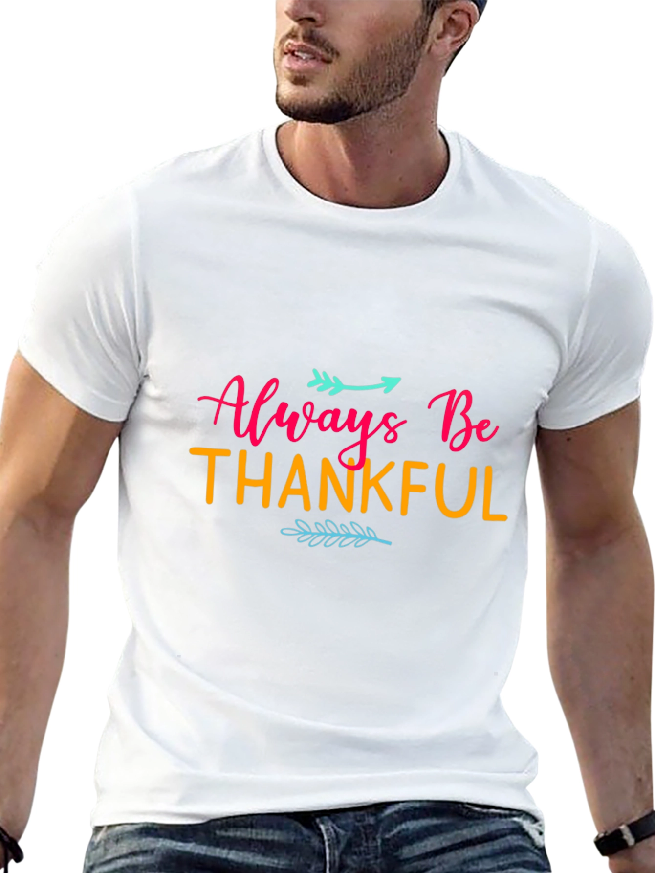 Always Be Thankful Black T-Shirt