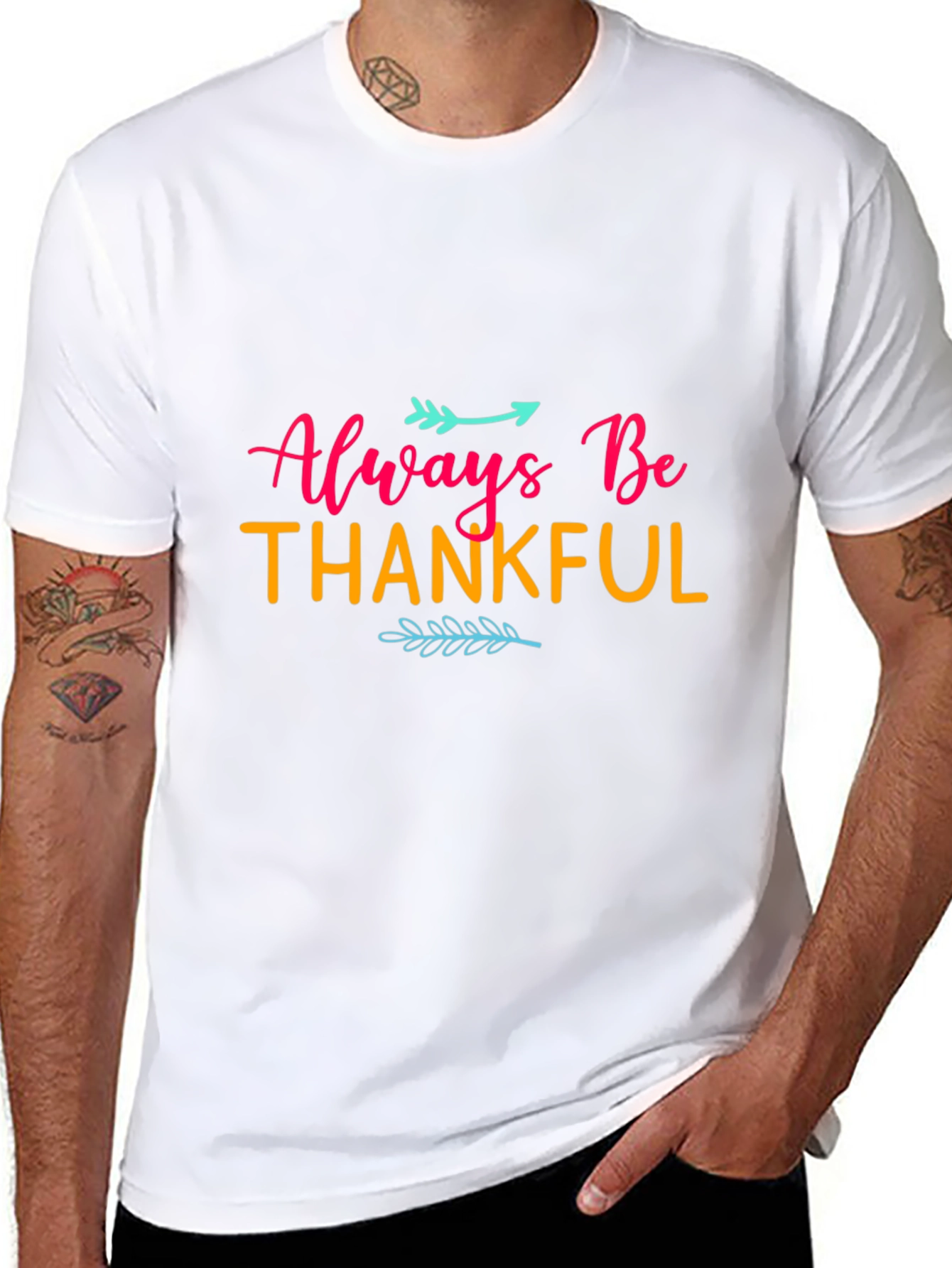 Always Be Thankful Black T-Shirt