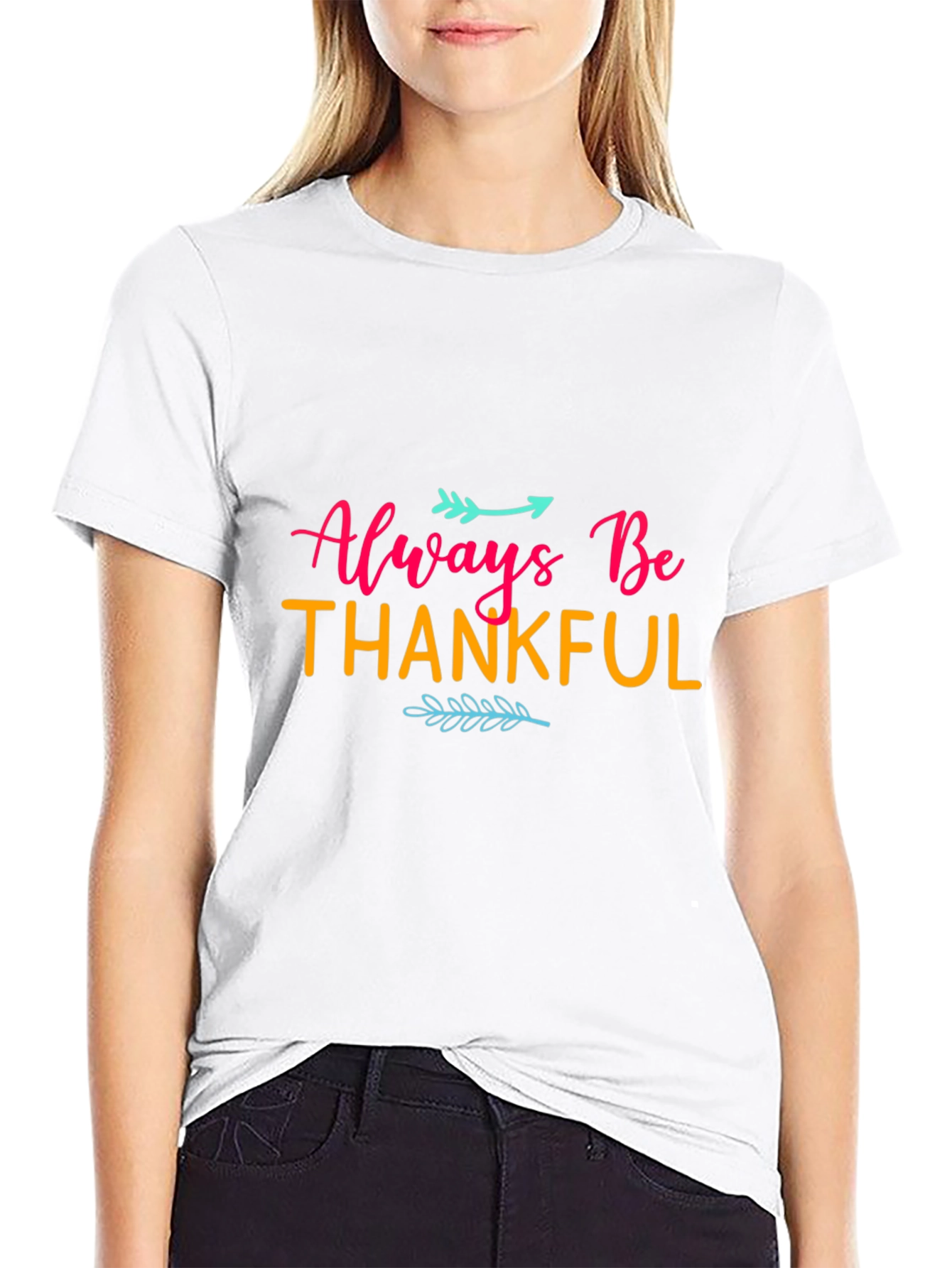 Always Be Thankful Black T-Shirt