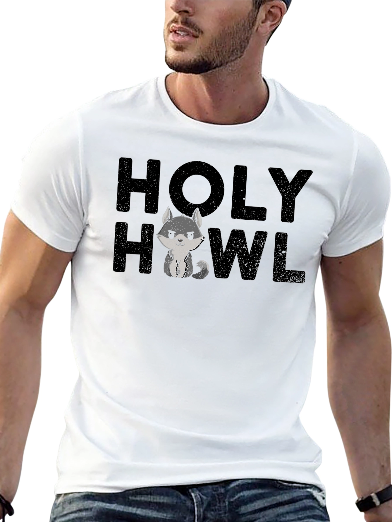 Holy Howl Graphic Tee - Mens Black T-Shirt