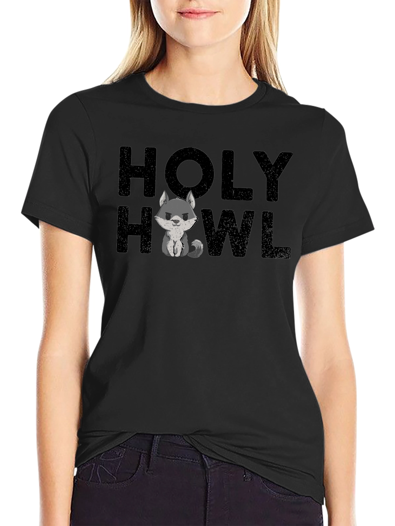 Holy Howl Graphic Tee - Mens Black T-Shirt