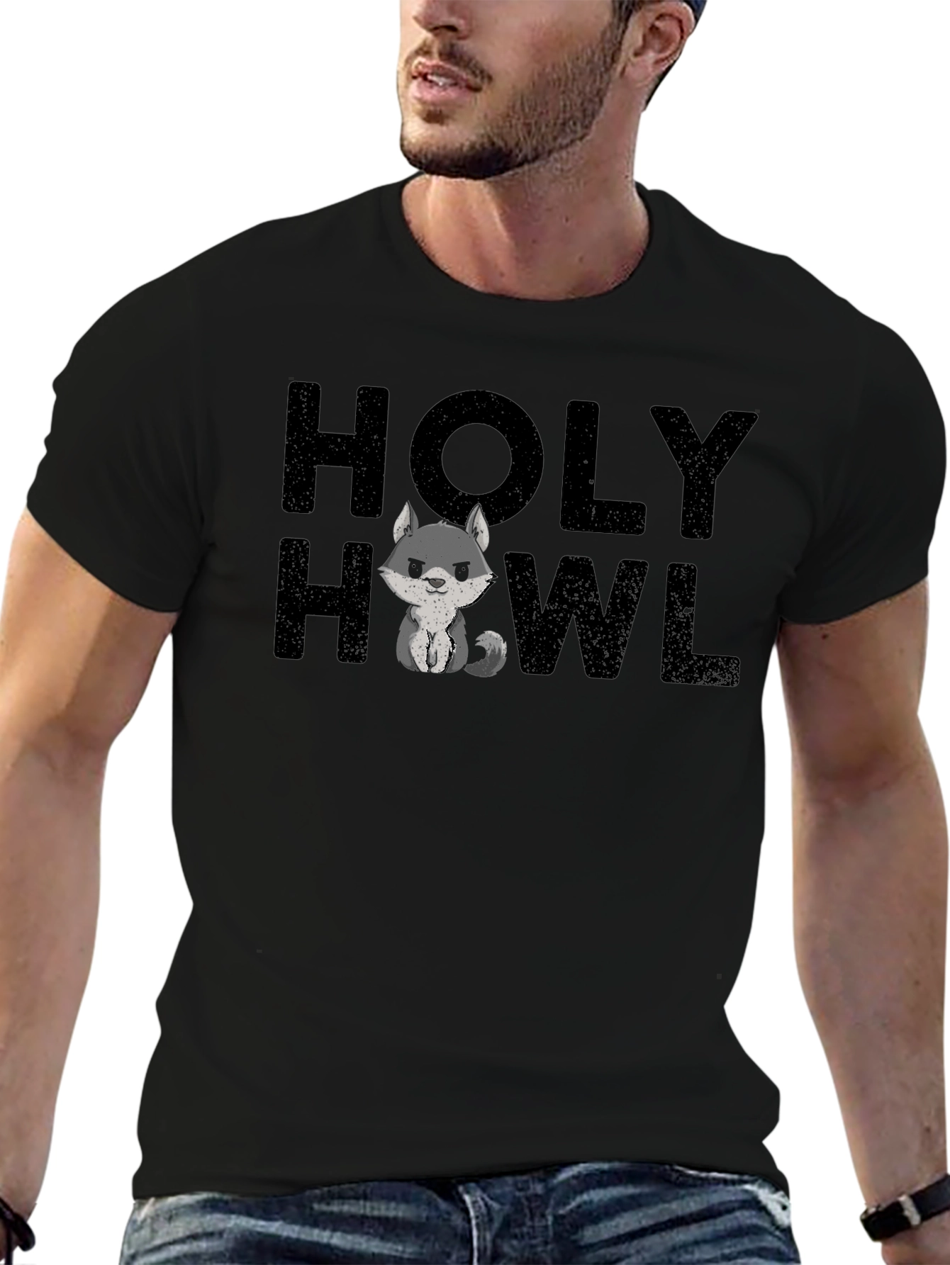 Holy Howl Graphic Tee - Mens Black T-Shirt