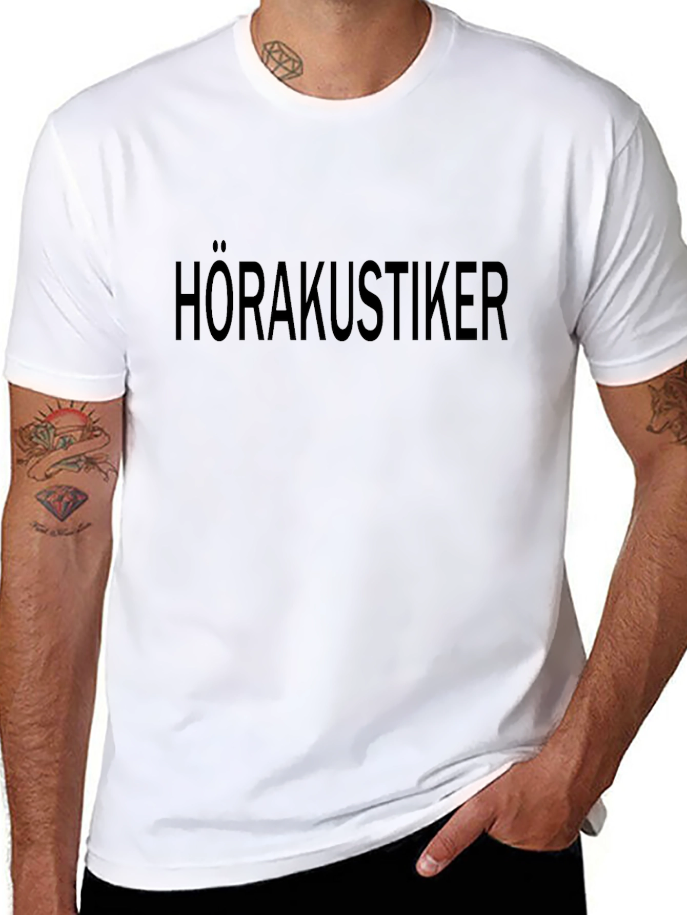 HÖRAKUSTIKER Black T-Shirt - Stylish & Comfortable