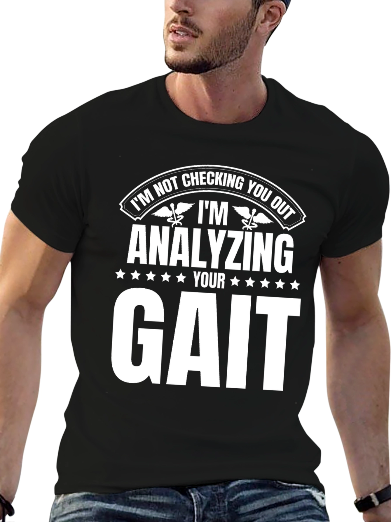 Analyzing Your Gait T-Shirt - Funny Physical Therapy Tee