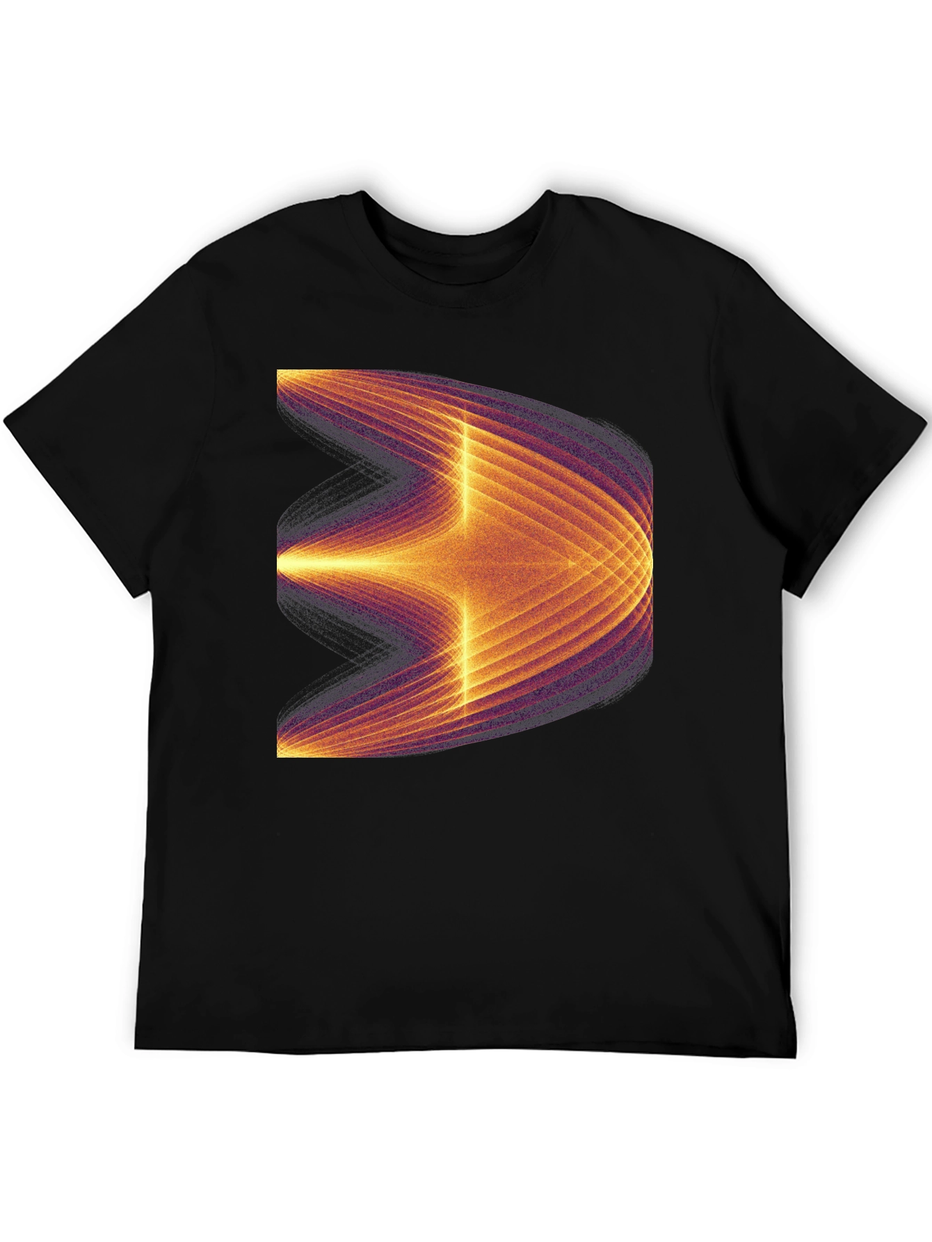 Abstract Graphic Tee - Modern Black T-Shirt