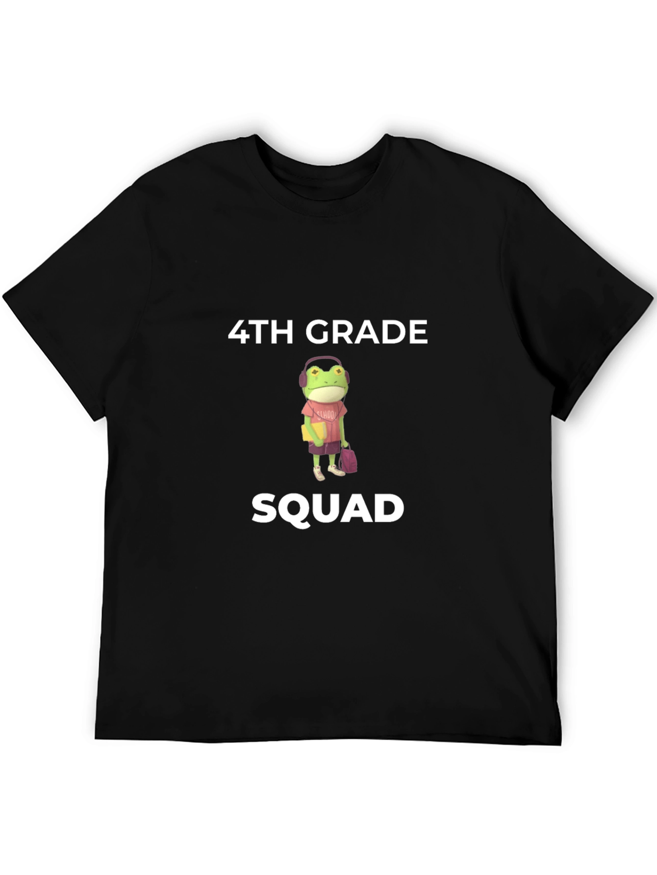 4th Grade Squad Frog T-Shirt - Back to School
