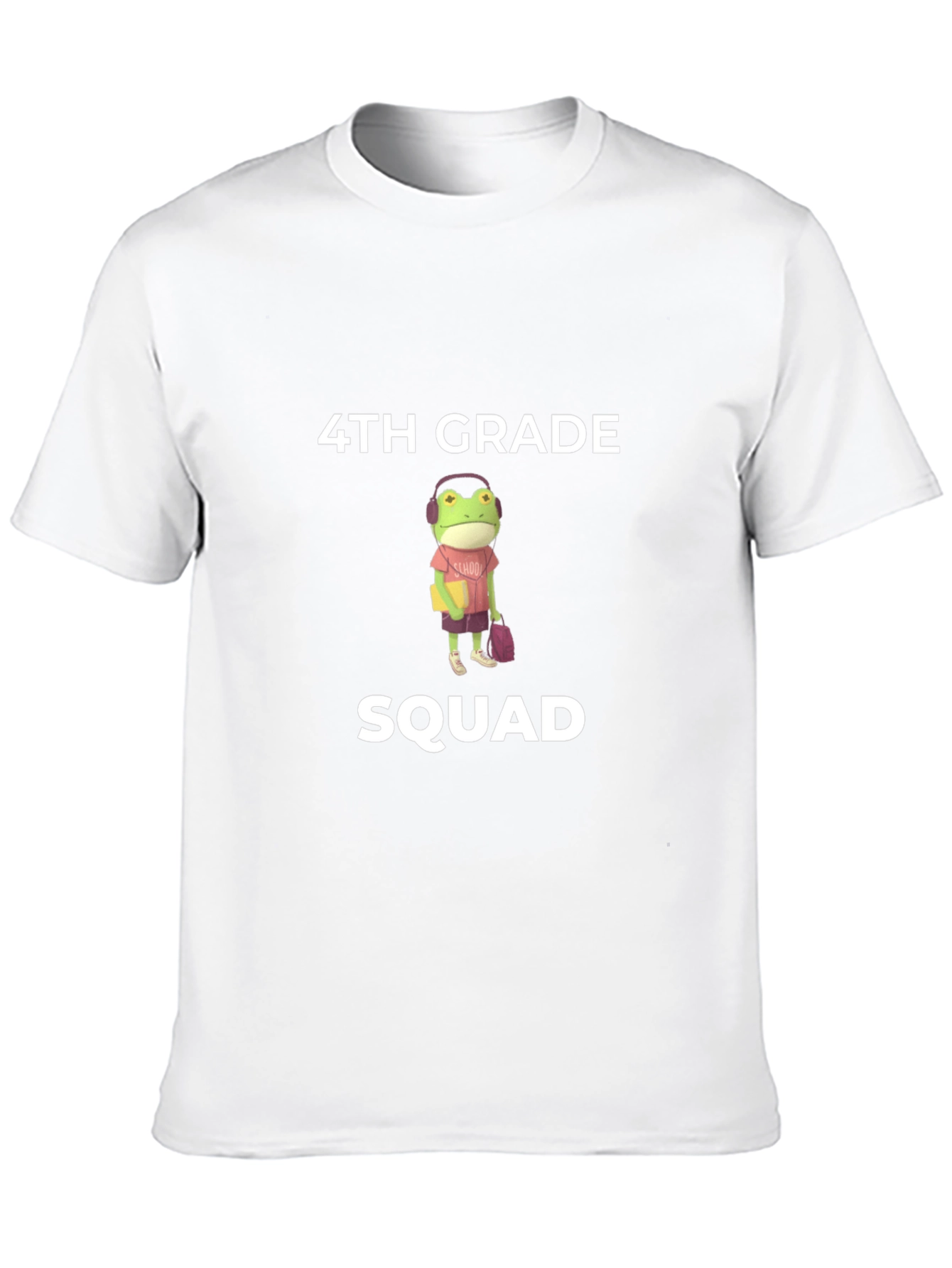 4th Grade Squad Frog T-Shirt - Back to School