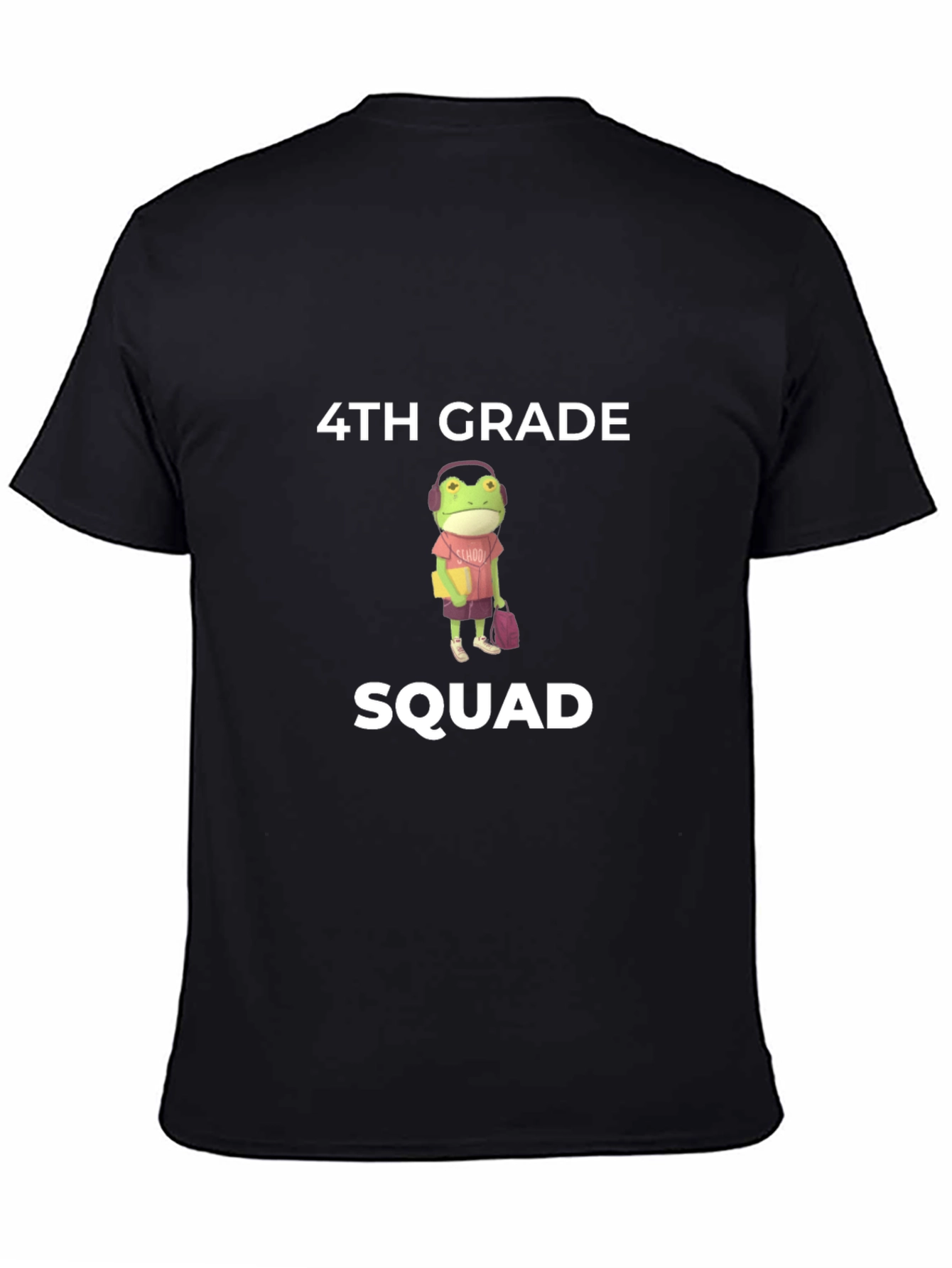 4th Grade Squad Frog T-Shirt - Back to School