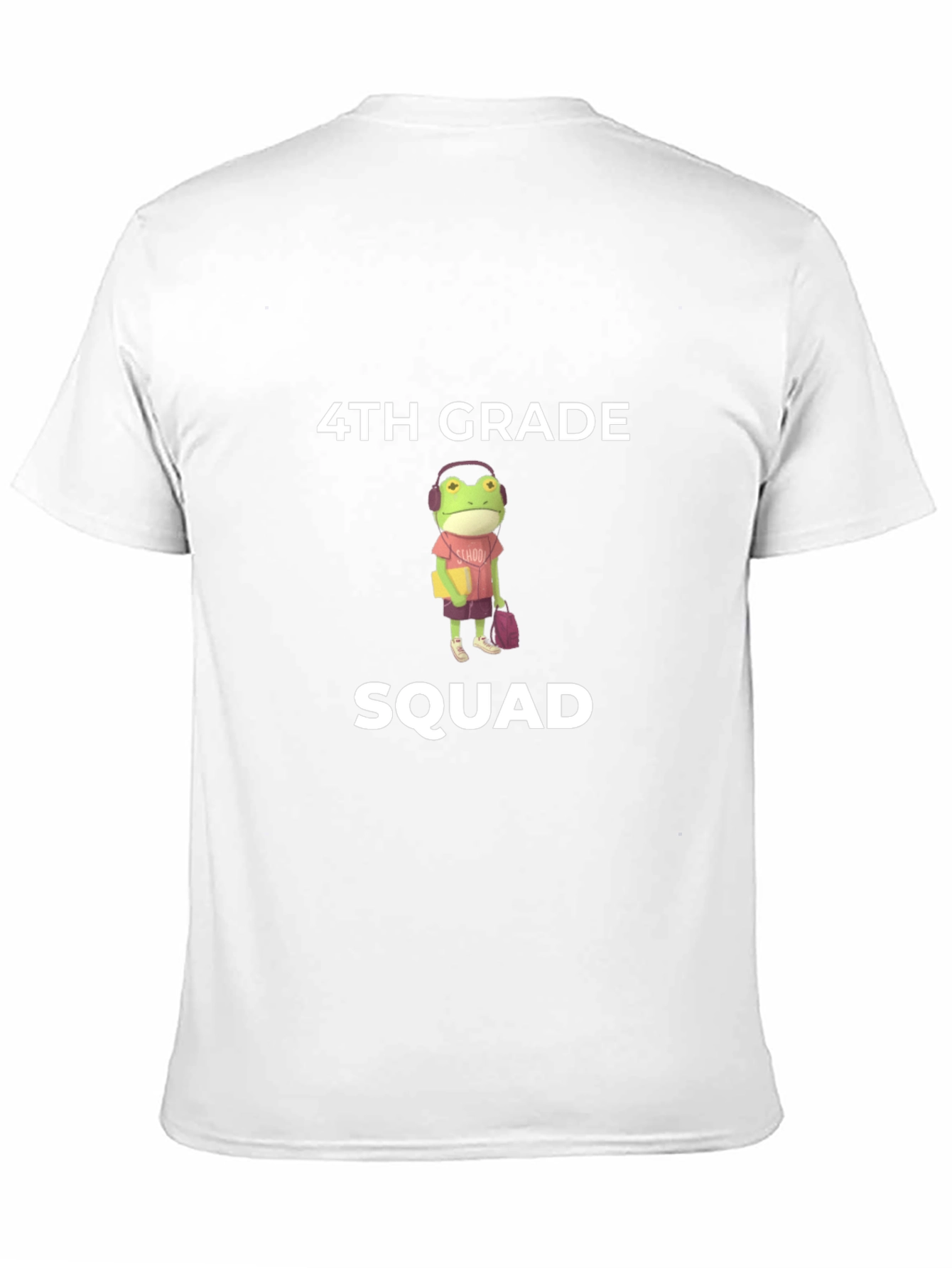 4th Grade Squad Frog T-Shirt - Back to School