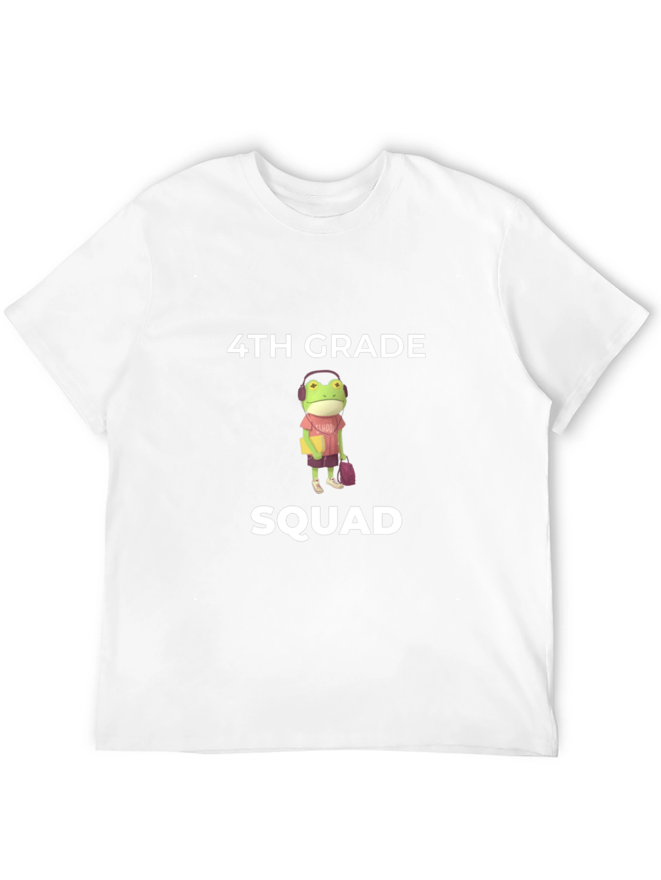 4th Grade Squad Frog T-Shirt - Back to School