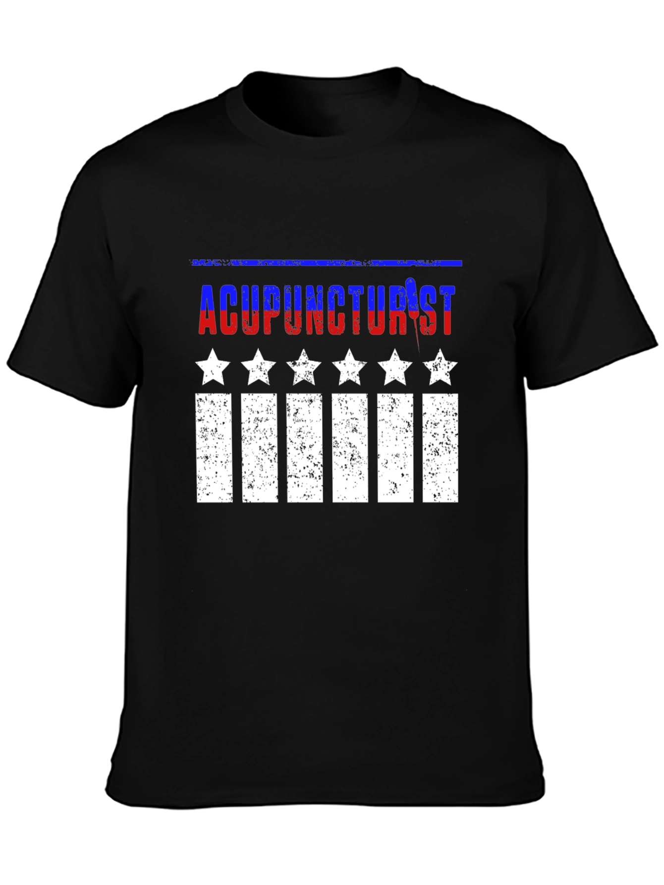 Acupuncturist Patriotic Graphic Tee