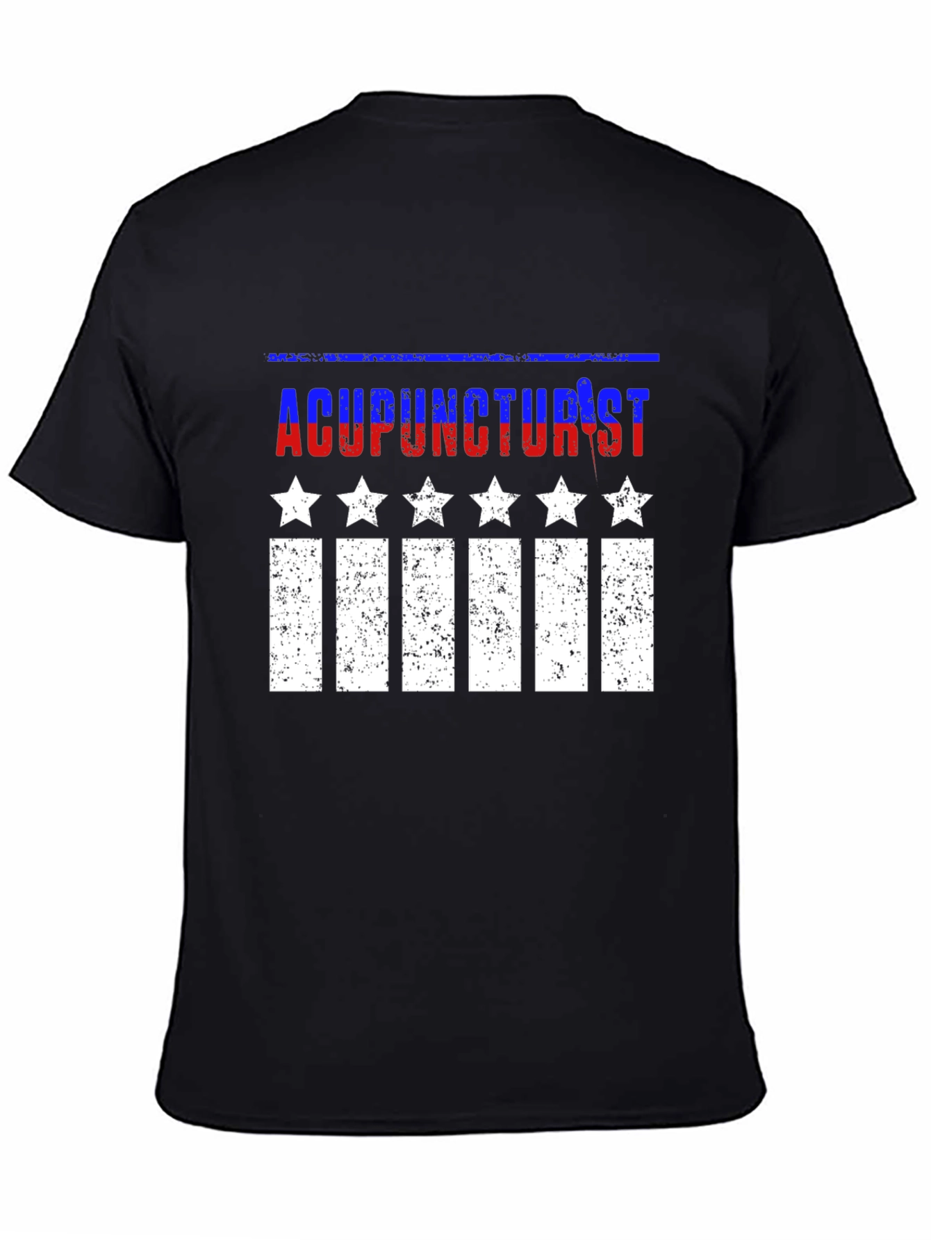 Acupuncturist Patriotic Graphic Tee